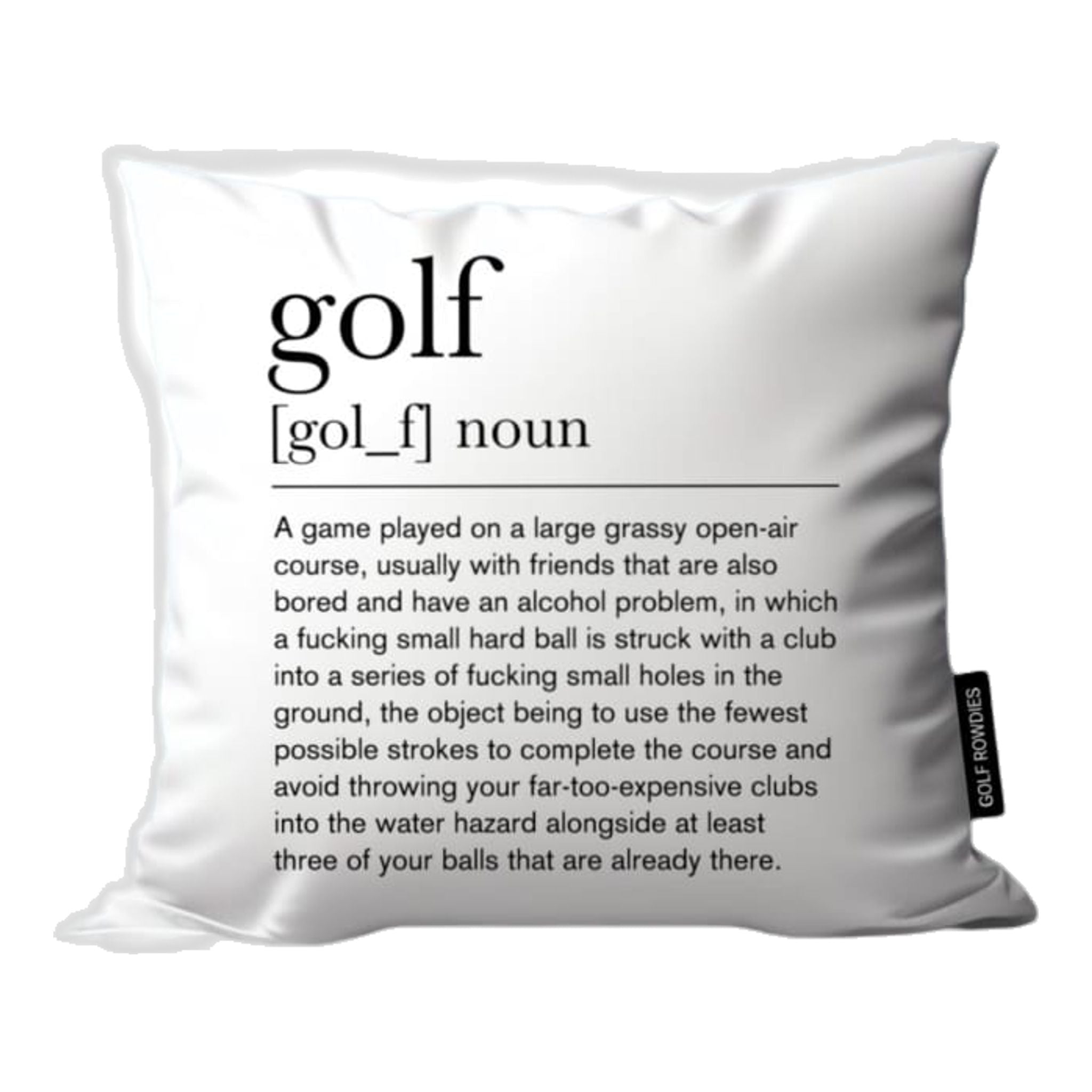 Golf Rowdies Golf Definition Kissenhülle