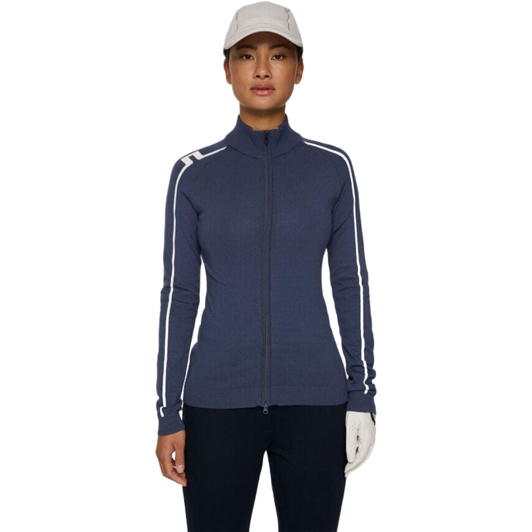 J. Lindeberg Aubree Knitted Zip Sweater Damen