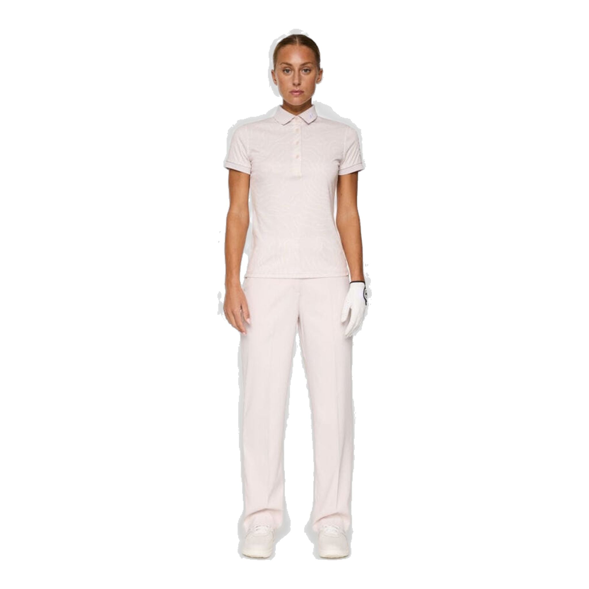 J. Lindeberg Tour Tech Print Polo Damen