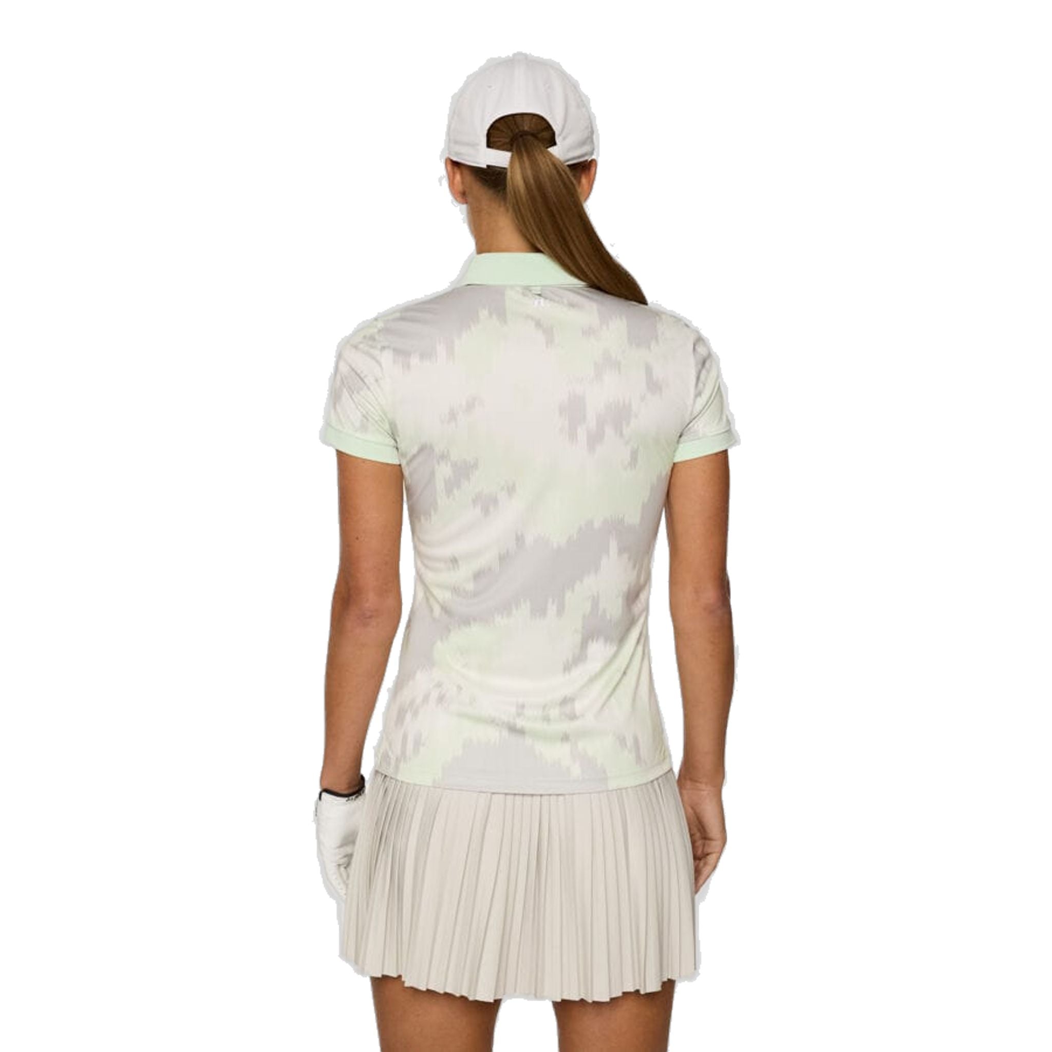 J. Lindeberg Tour Tech Print Polo Damen