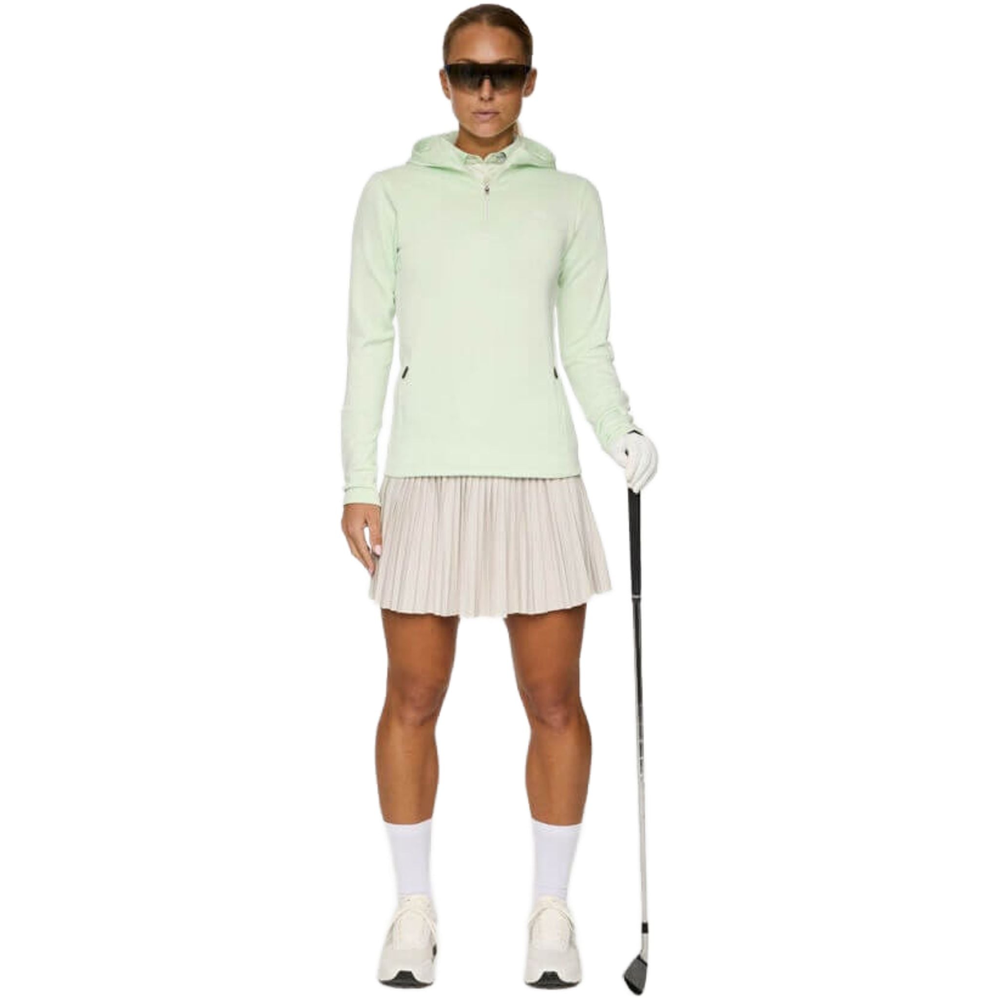 J. Lindeberg Aerialle Quarter Zip Kapuzenjacke Damen