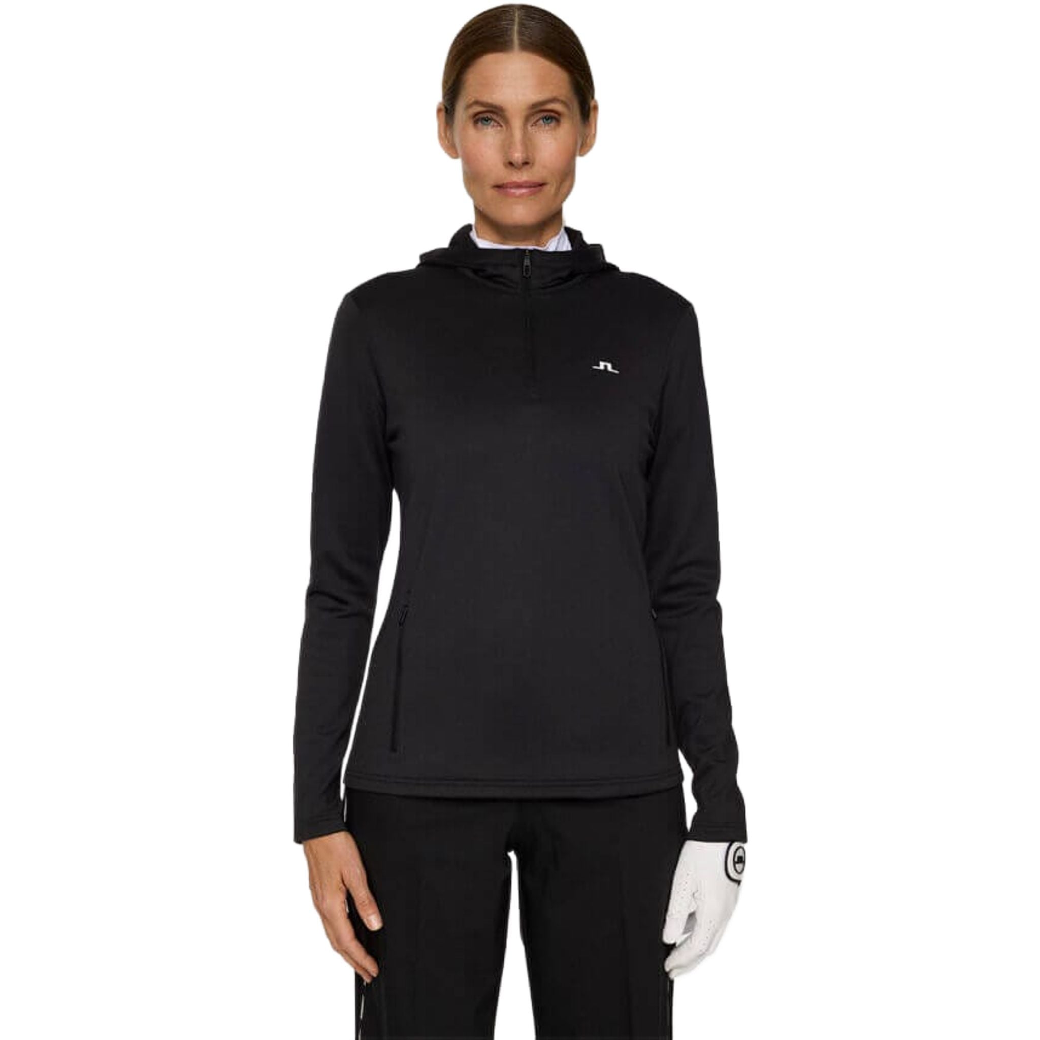 J. Lindeberg Aerialle Quarter Zip Kapuzenjacke Damen