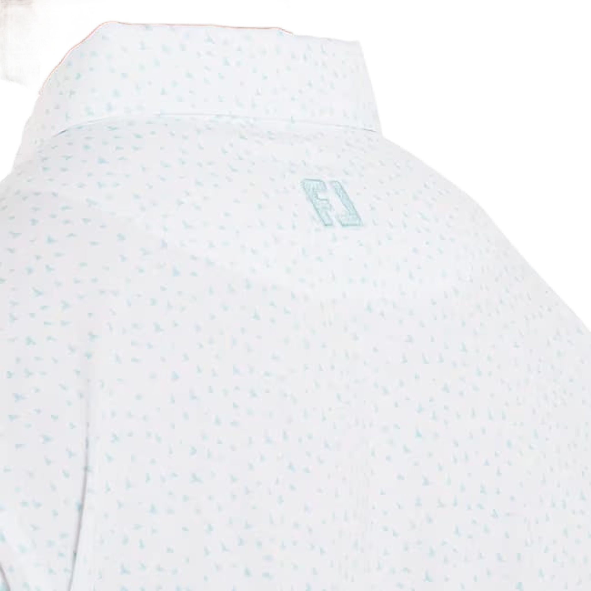 Footjoy Bird Print Lisle Polo Herren