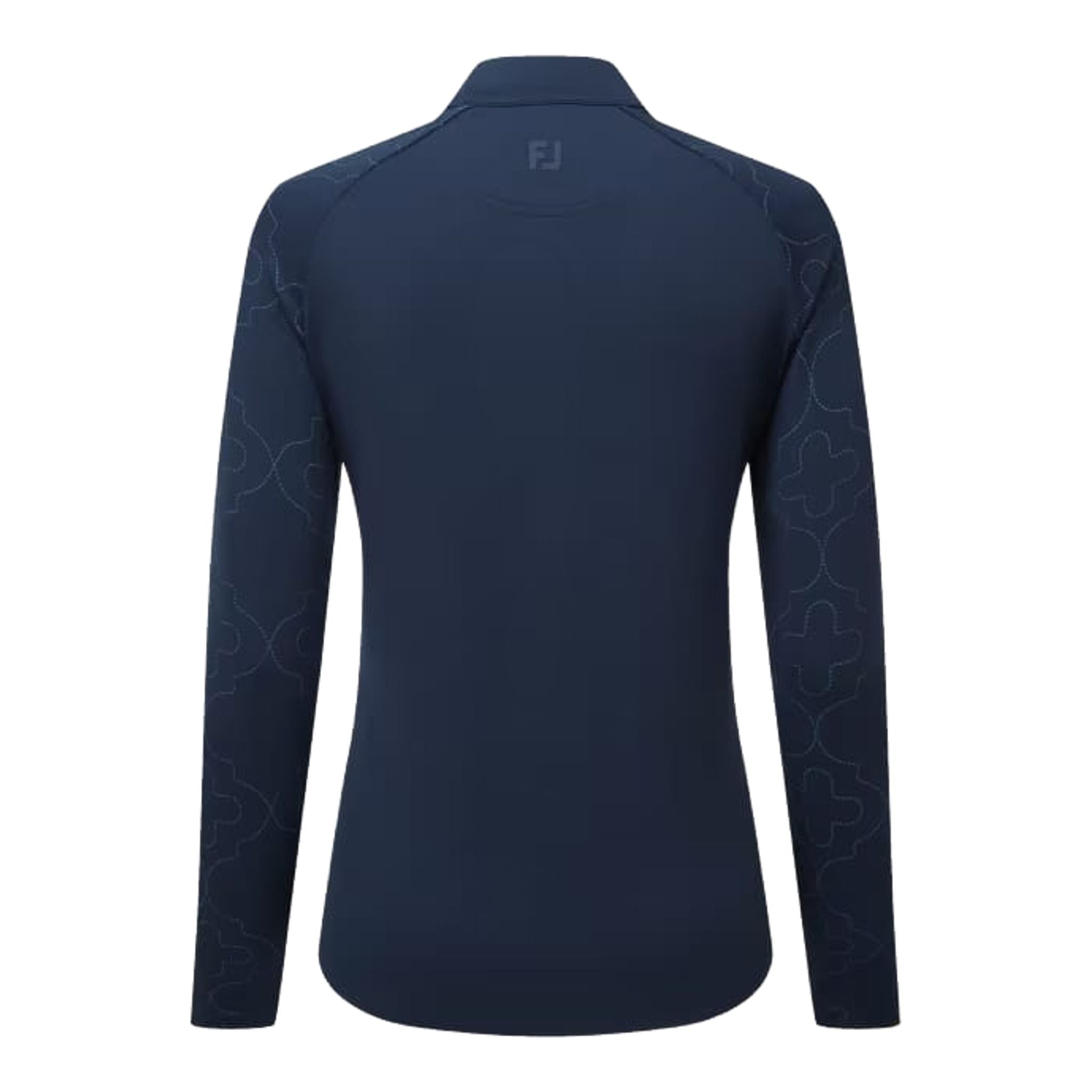 Footjoy Full Zip Printed Sleeve Midlayer Damen