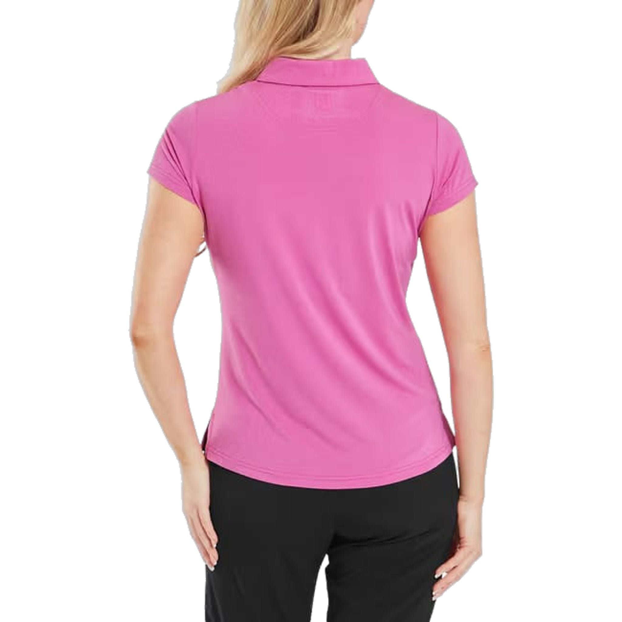 Footjoy Cap Sleeve Lisle Polo Damen