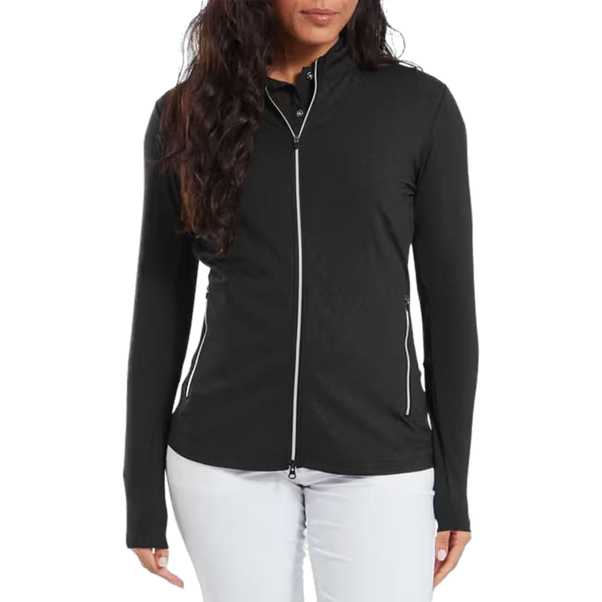 Footjoy Full-Zip Debossed Midlayer Damen