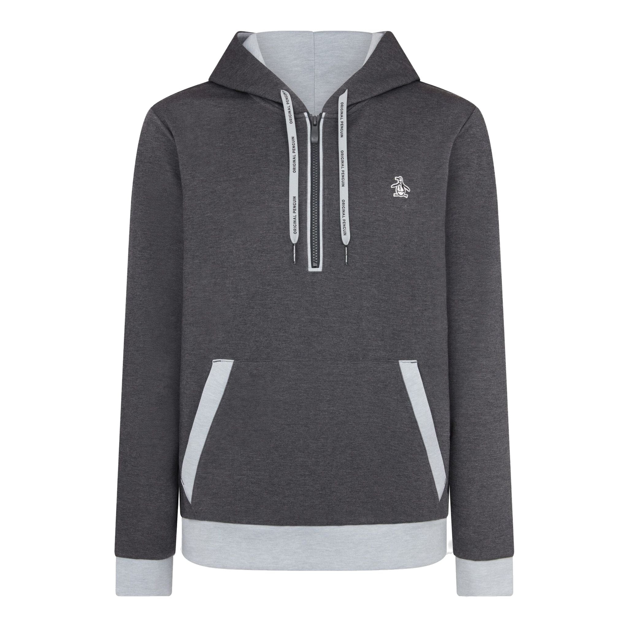 Original Penguin 1/4 Zip Colour Block Hoodie Herren