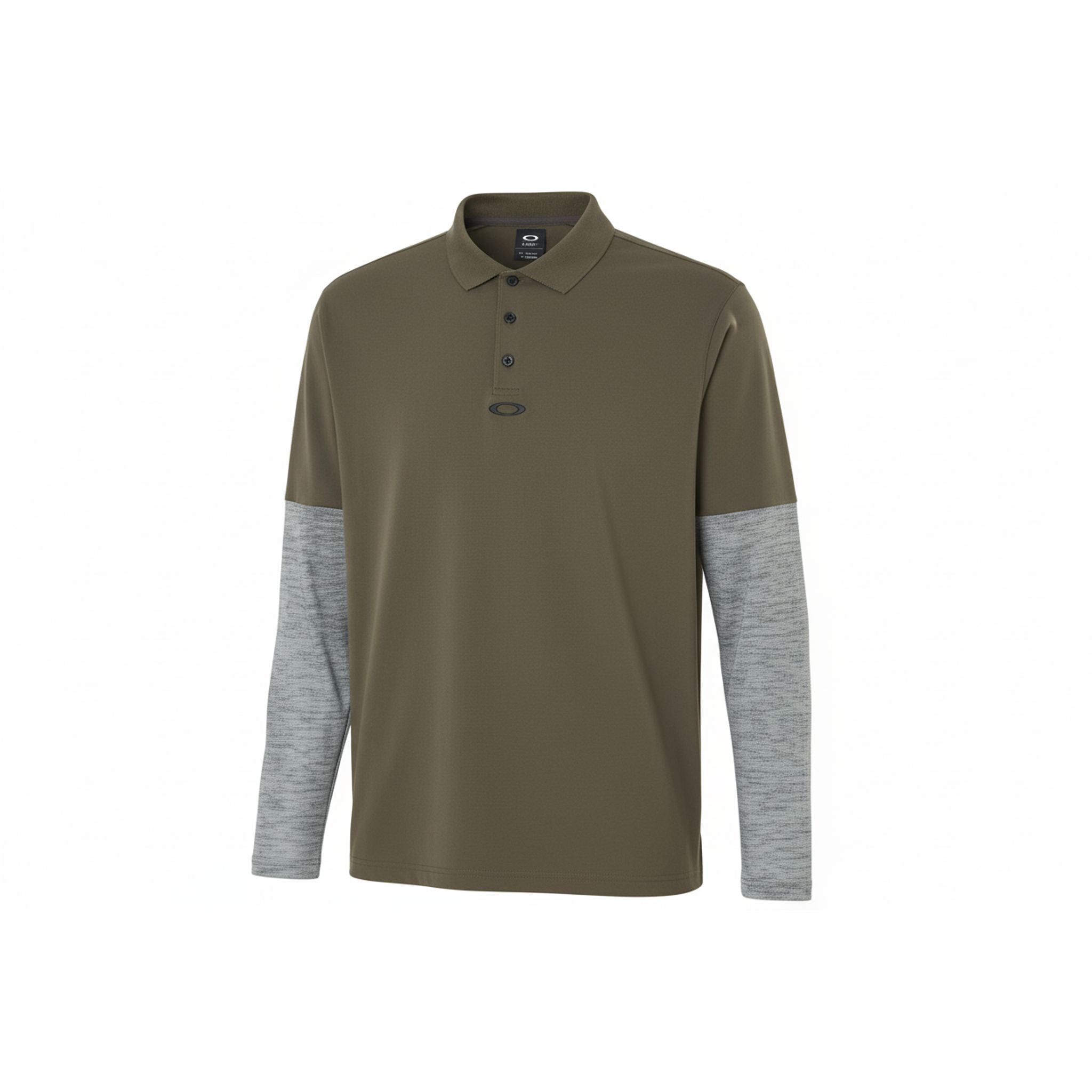 Oakley Polo LS Printed Sleeve Schwarz M Herren