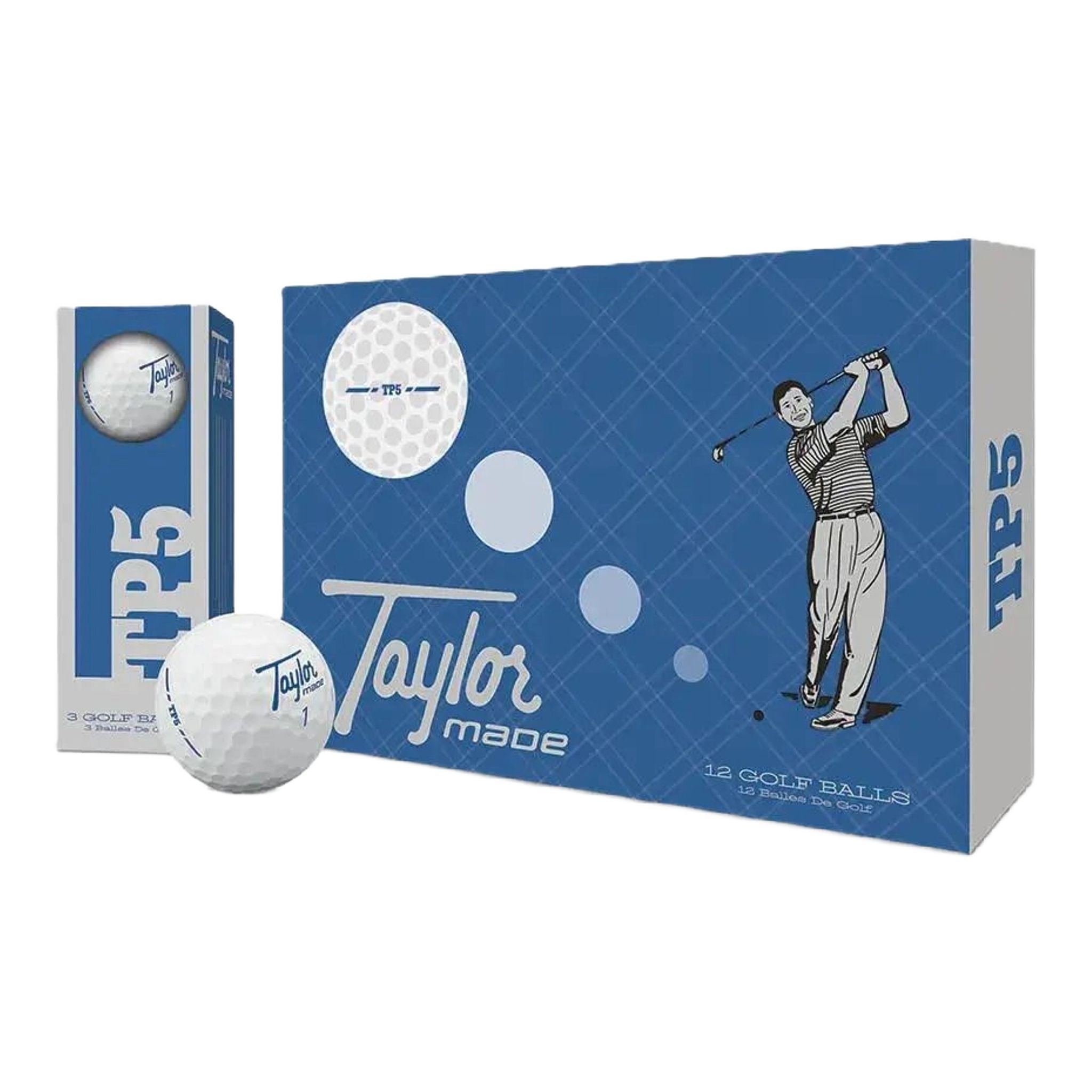 TaylorMade TP5 PIX Limited Edition "JUNE RETRO" Golfbälle