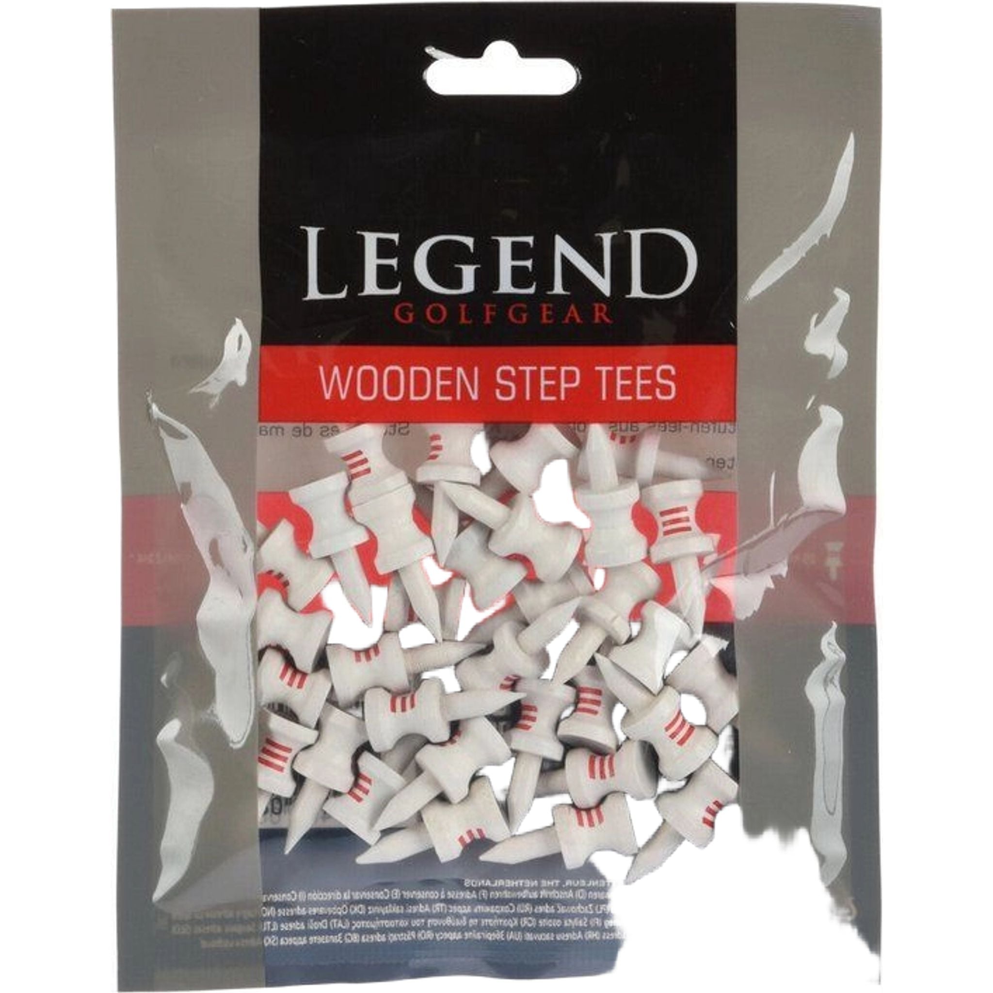 Legend Golfgear Wooden Step Tees