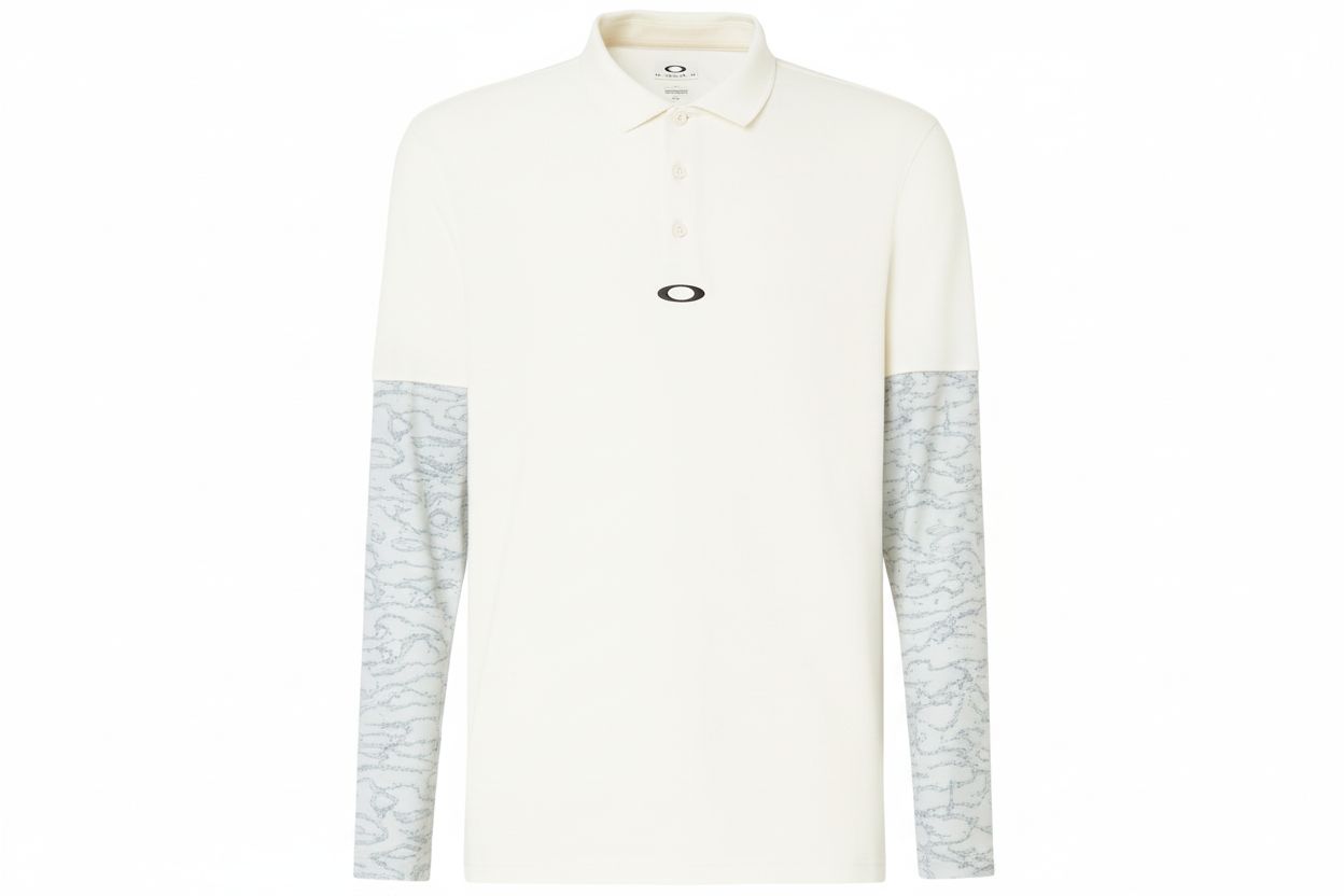 Oakley Polo LS Printed Sleeve Polo Herren