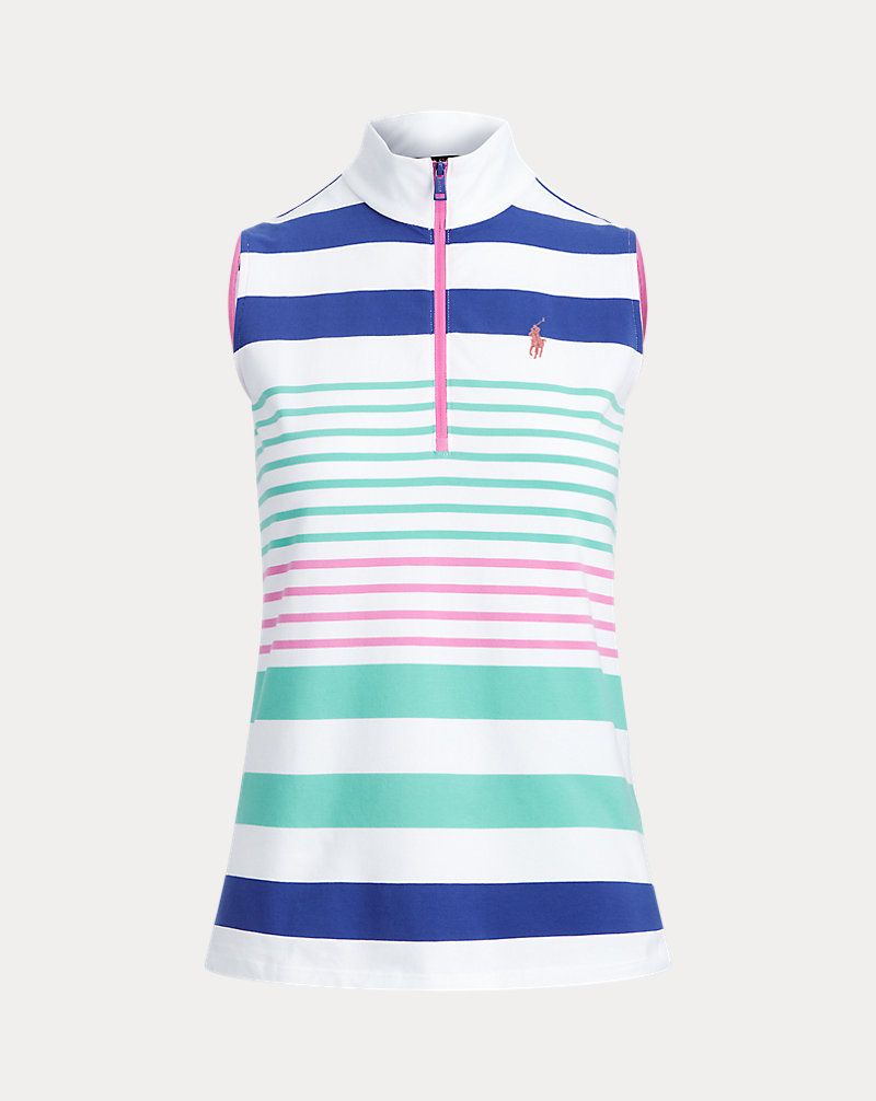 Ralph Lauren Sleeveless Quarter-Zip Golfpolo Damen