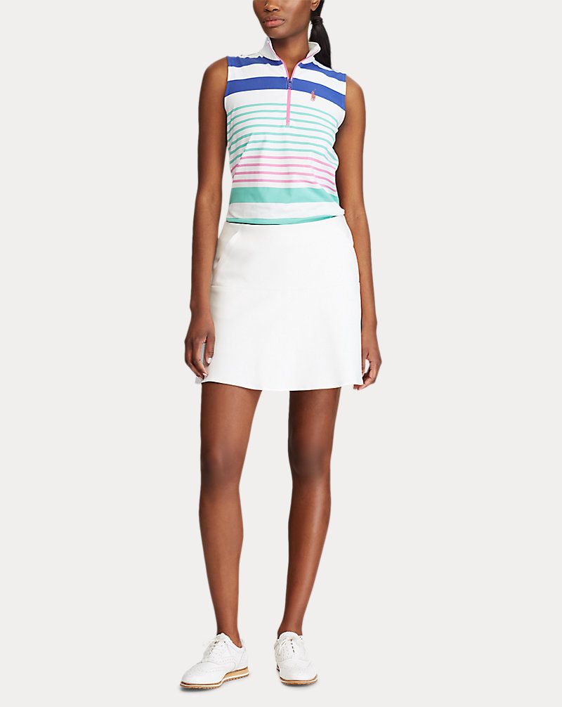 Ralph Lauren Sleeveless Quarter-Zip Golfpolo Damen