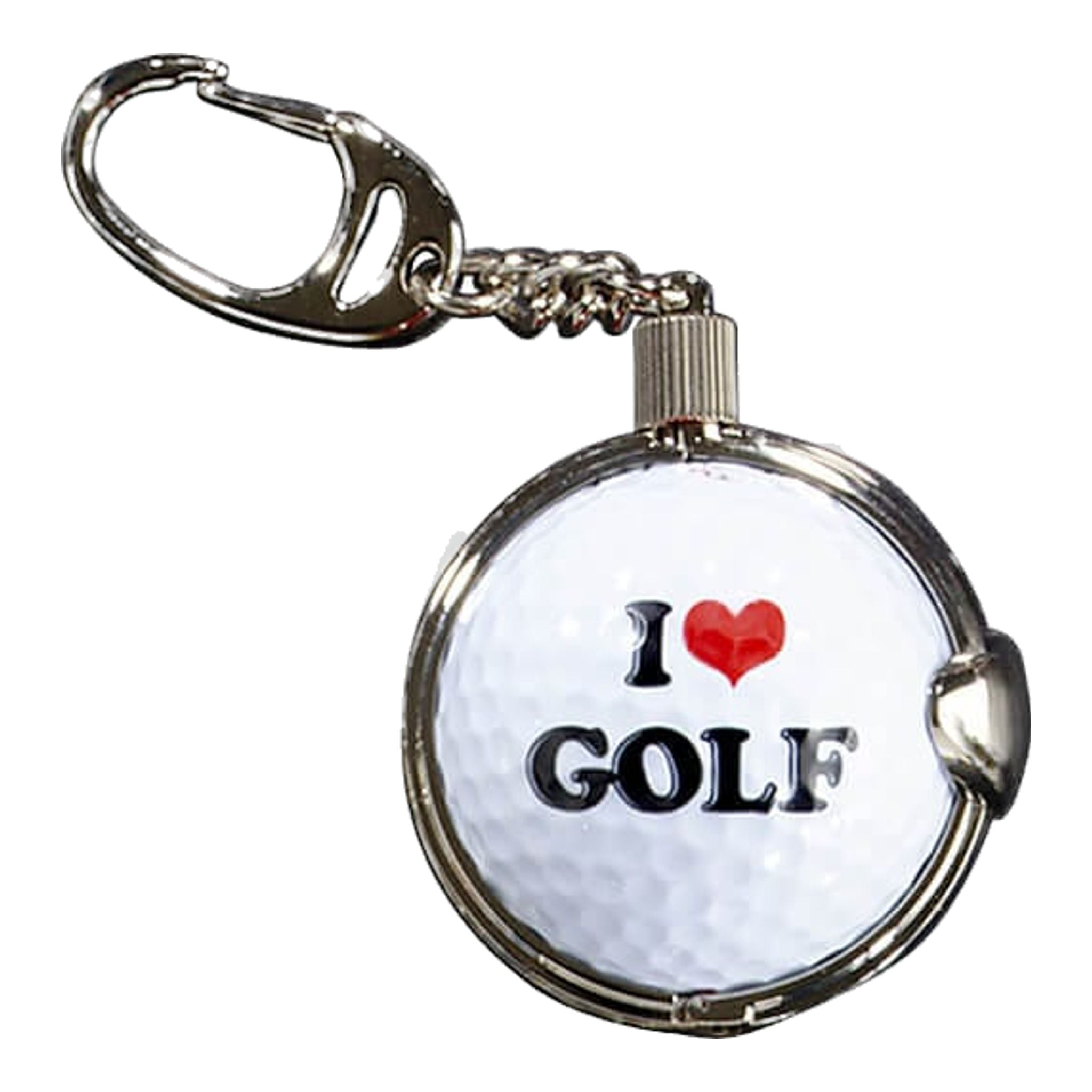 Sportiques Golfgeschenke I Love Golf Schlüsselanhänger