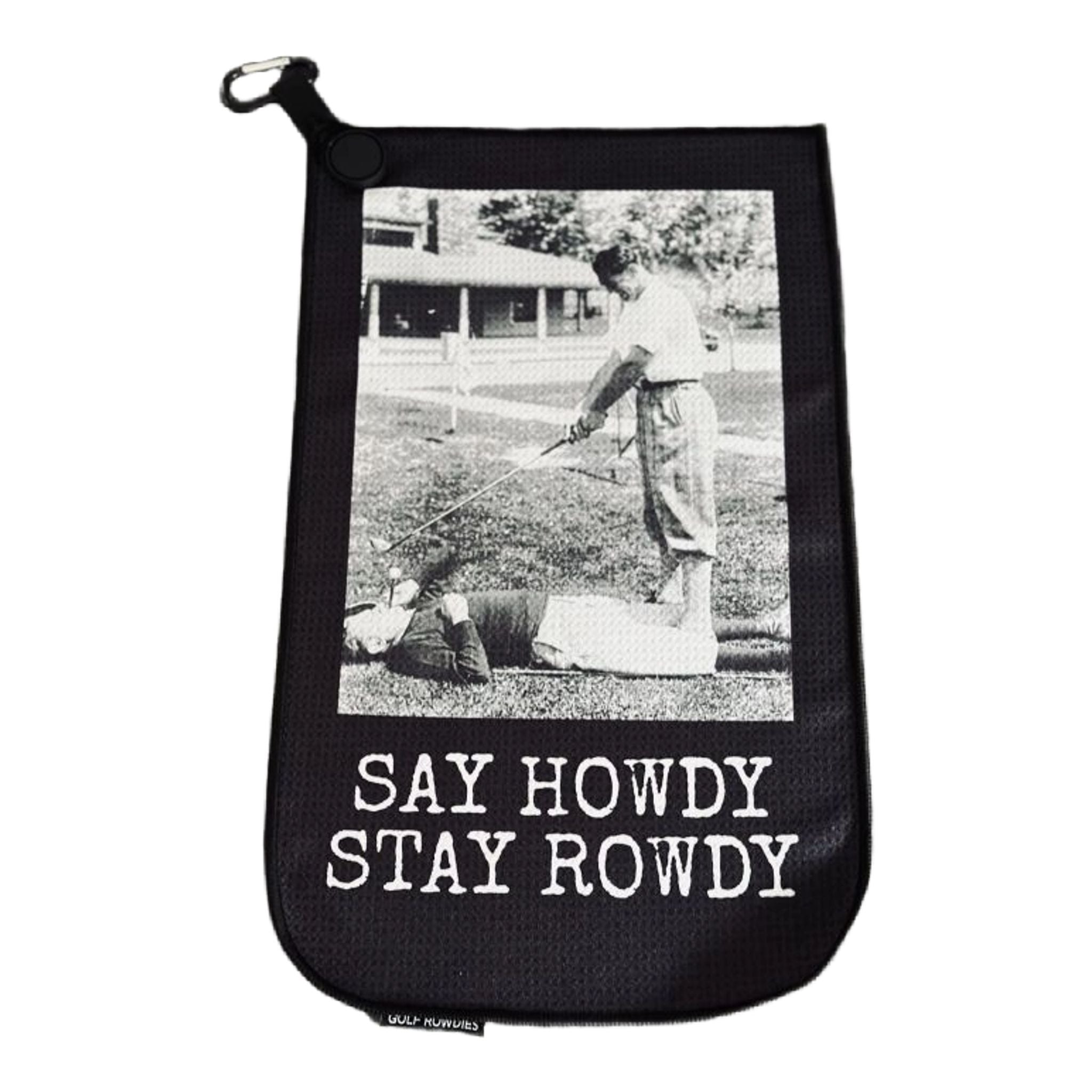 Golf Rowdies Say Howdy, Stay Rowdy Schlägertuch