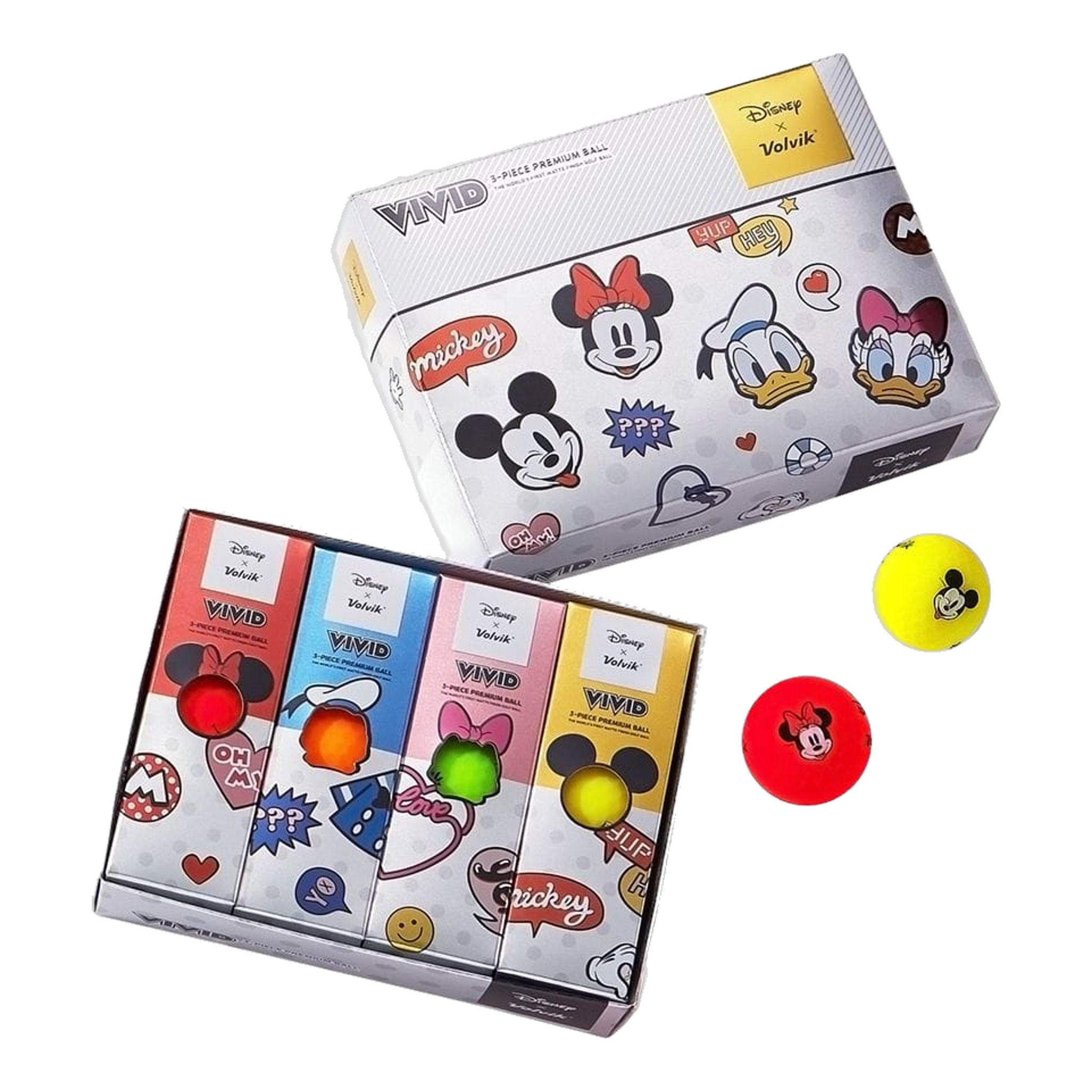 Volvik Disney Mickey Friends Golfbälle