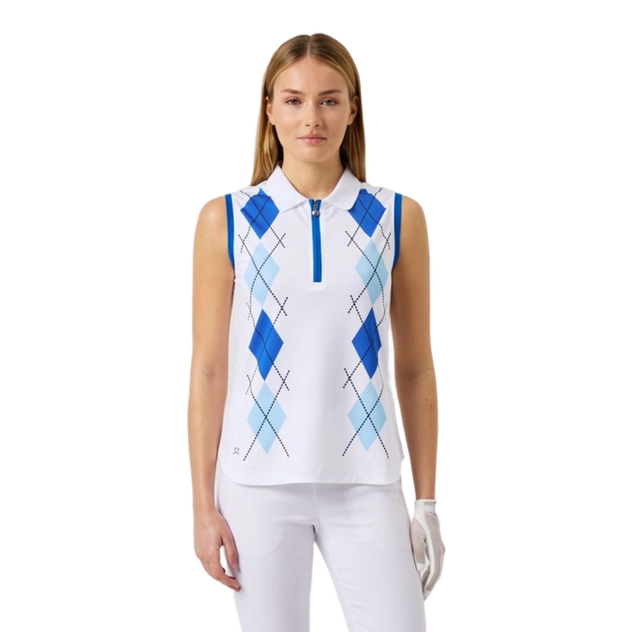Daily Sports Argyle SL Poloshirt Damen