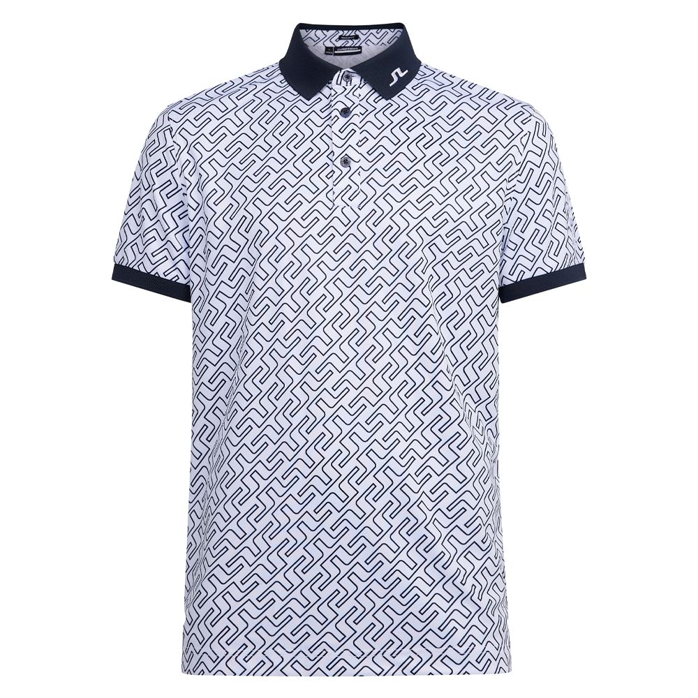 J. Lindeberg Tour Tech Print Polo Herren