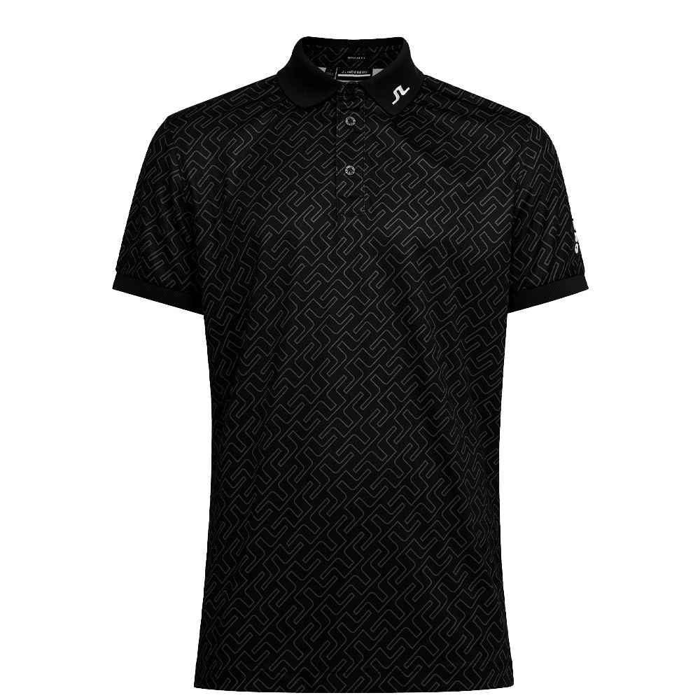 J. Lindeberg Tour Tech Print Polo Herren