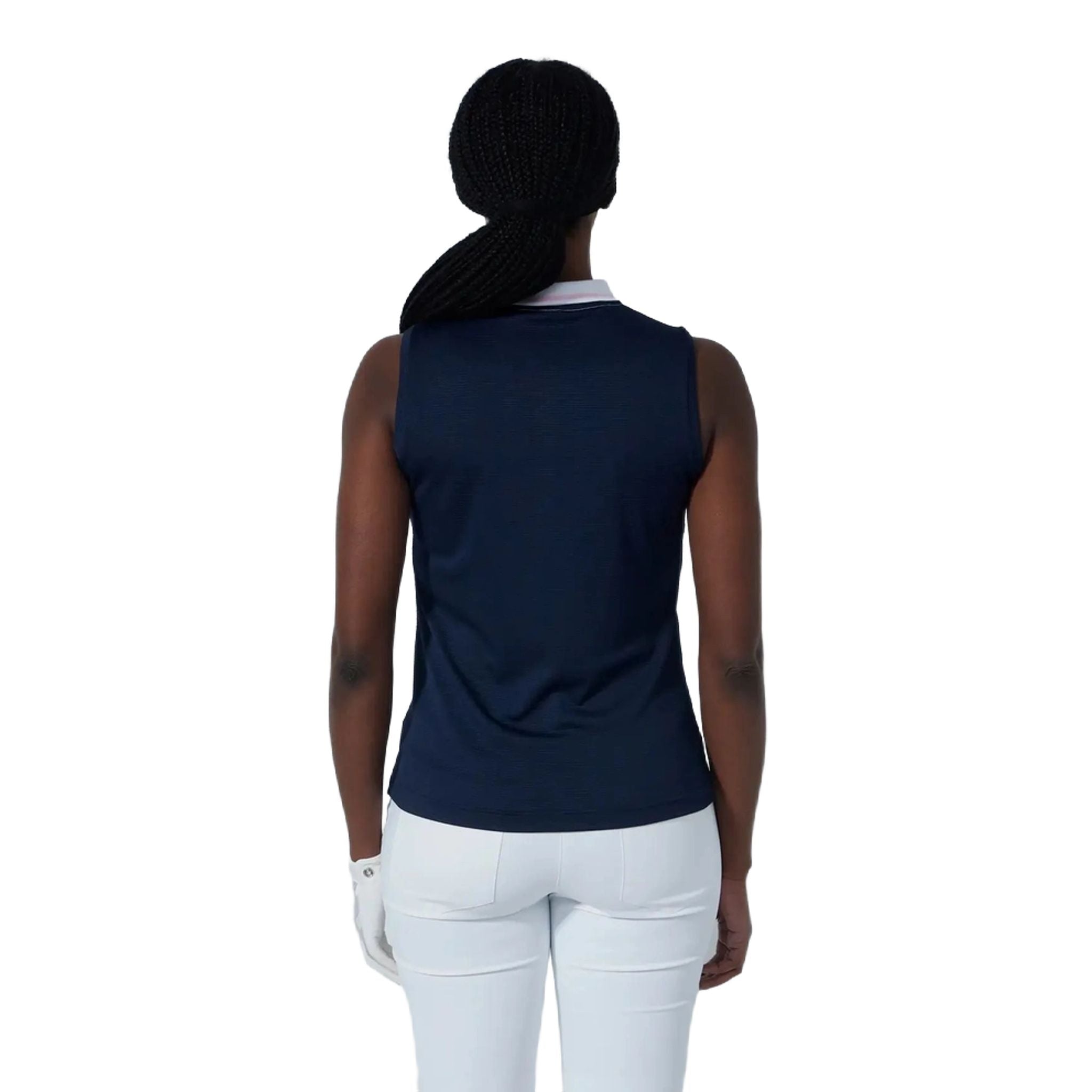 Daily Sports Match Sleeveless Golf Polo Damen