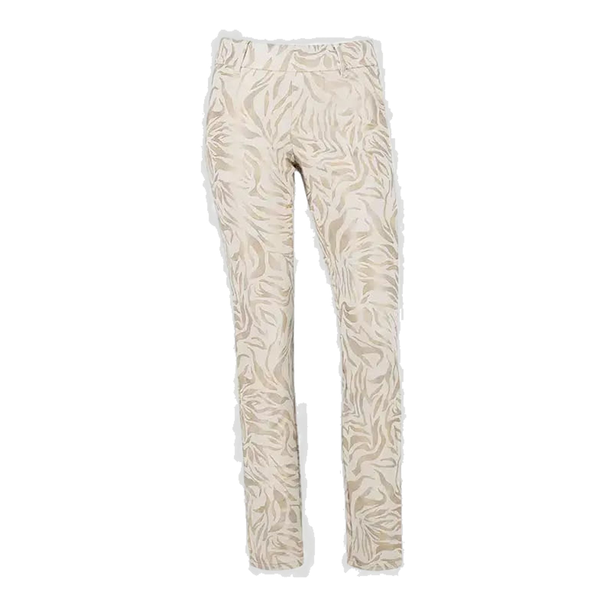 Alberto Lucy Golden Print Jersey Golfhose Damen