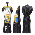 Emroydered Headcovers Spade Poker Queen Fairway Headcover