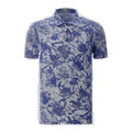 Chervo M Ambrosio SS Polo Blau/Blume Herren