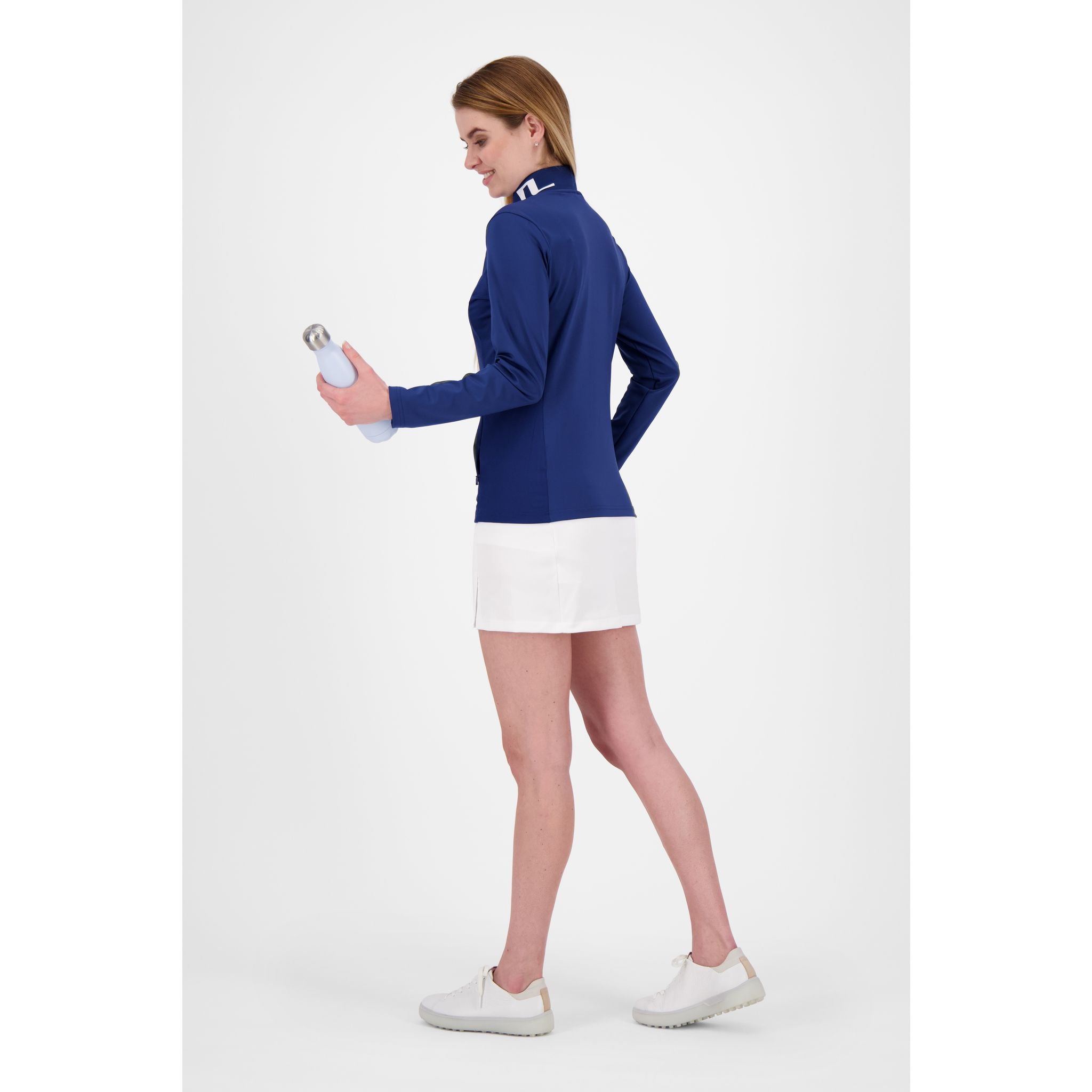 J. Lindeberg W Therese Mid Layer Midnight Blue Damen