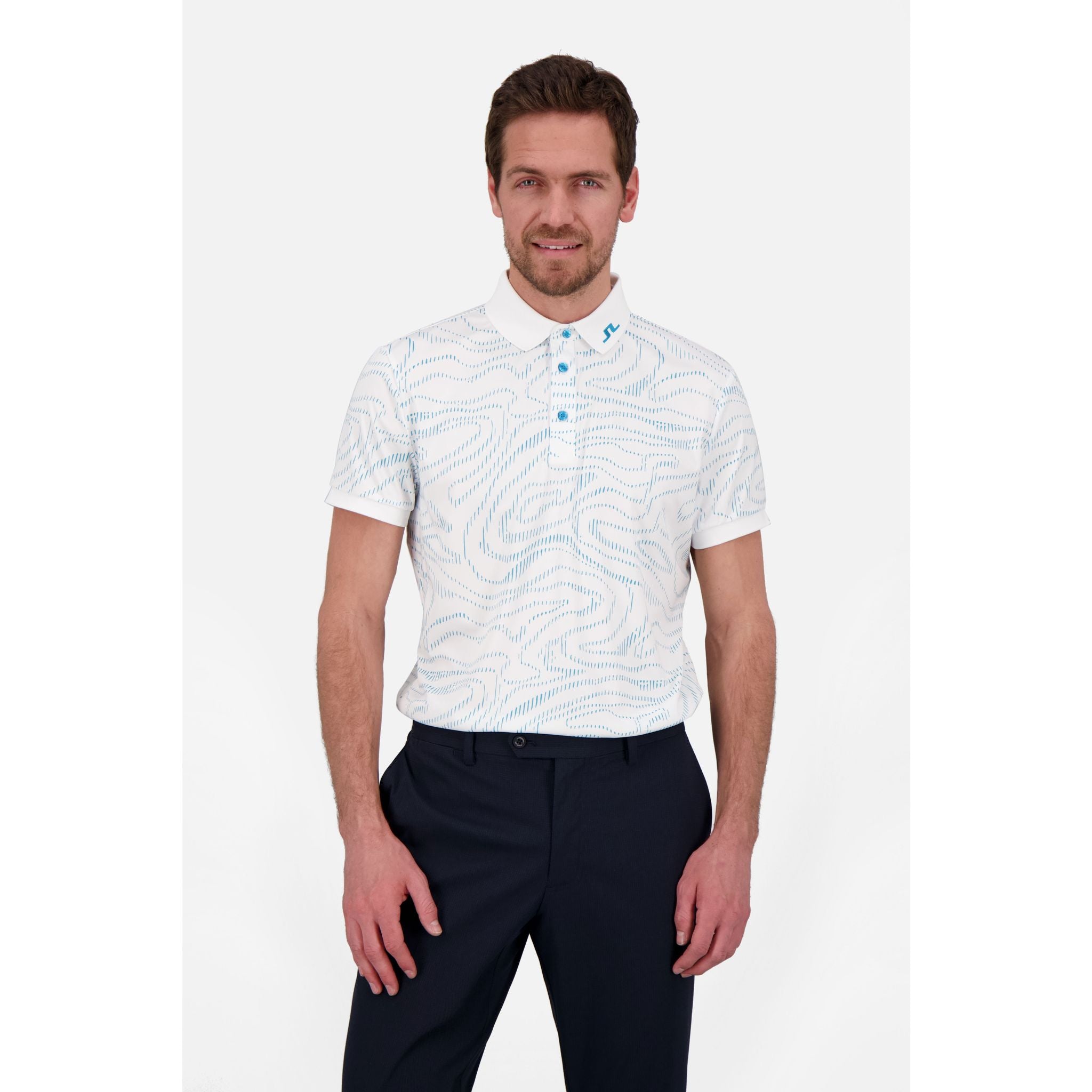 J. Lindeberg KV Regular Fit Print Herren