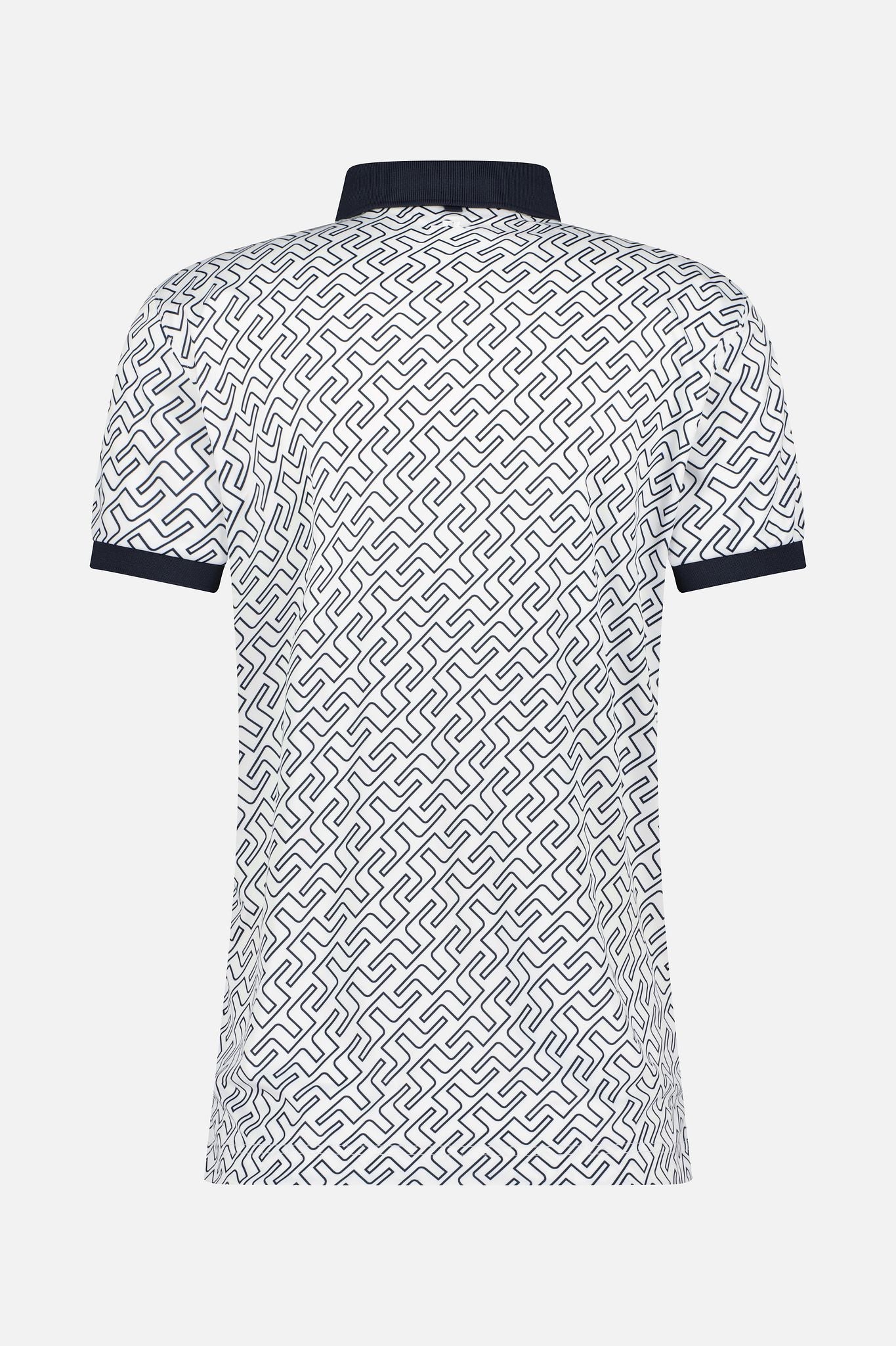 J. Lindeberg Tour Tech Print Polo Herren