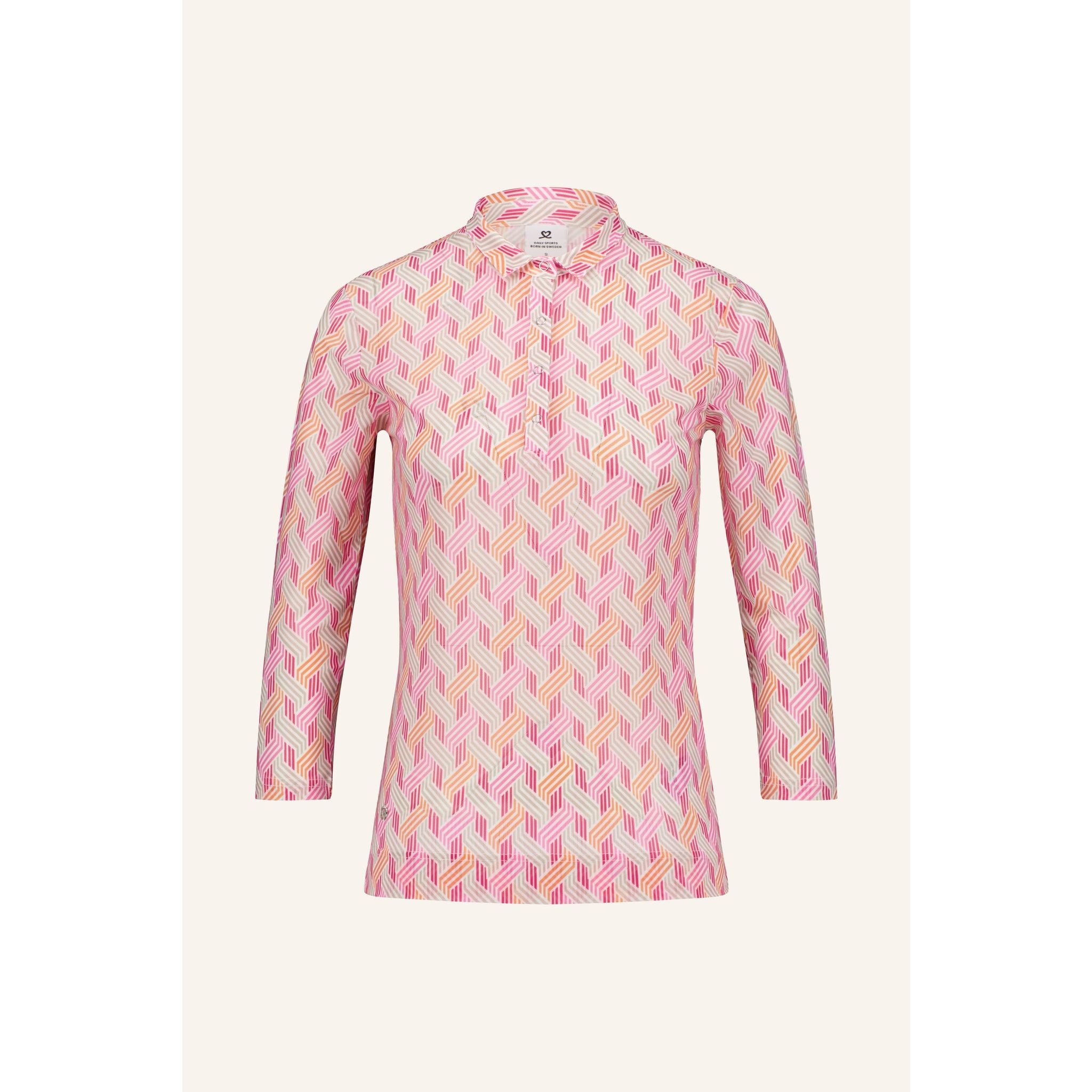 Daily Sports Digne Mesh 3/4 Sleeves Polo Shirt Damen