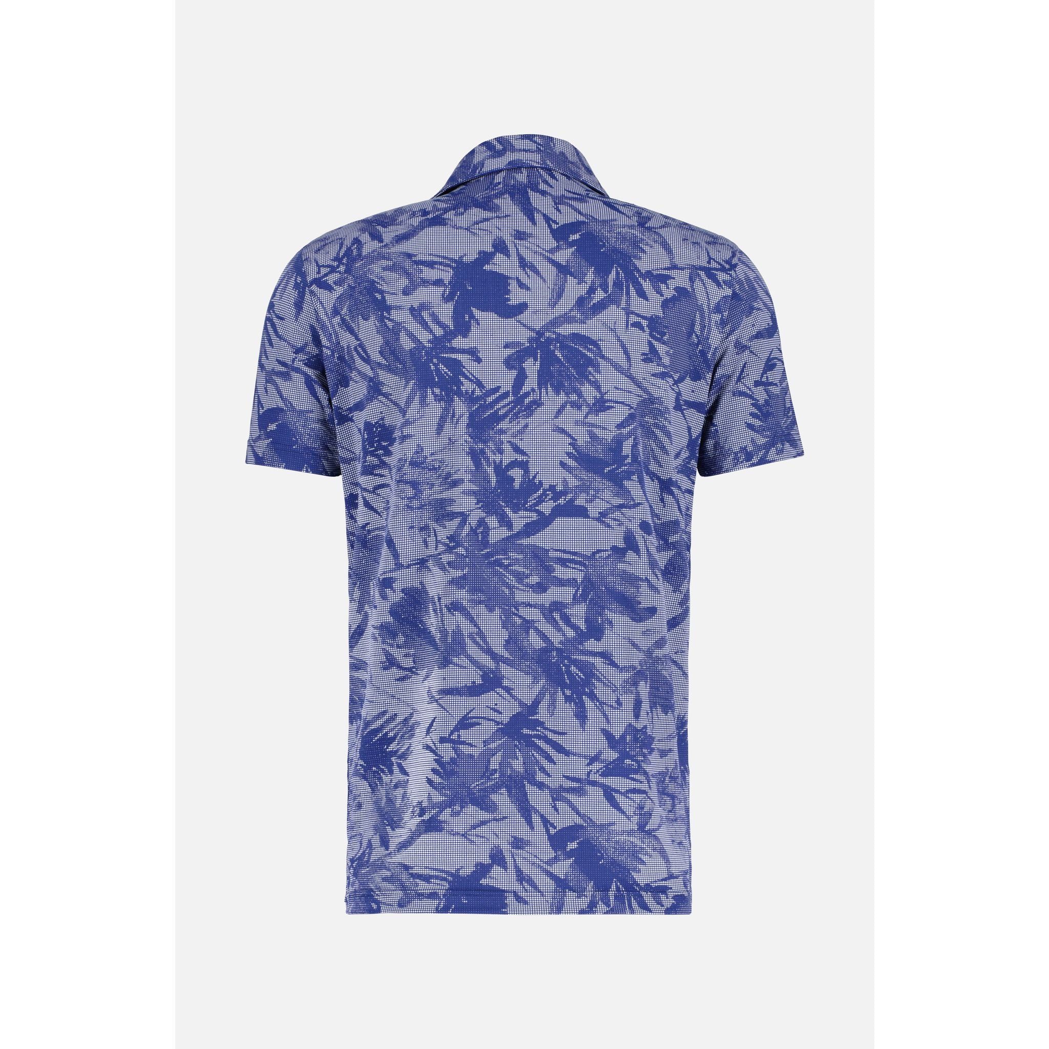Chervo M Ambrosio SS Polo Blau/Blume Herren