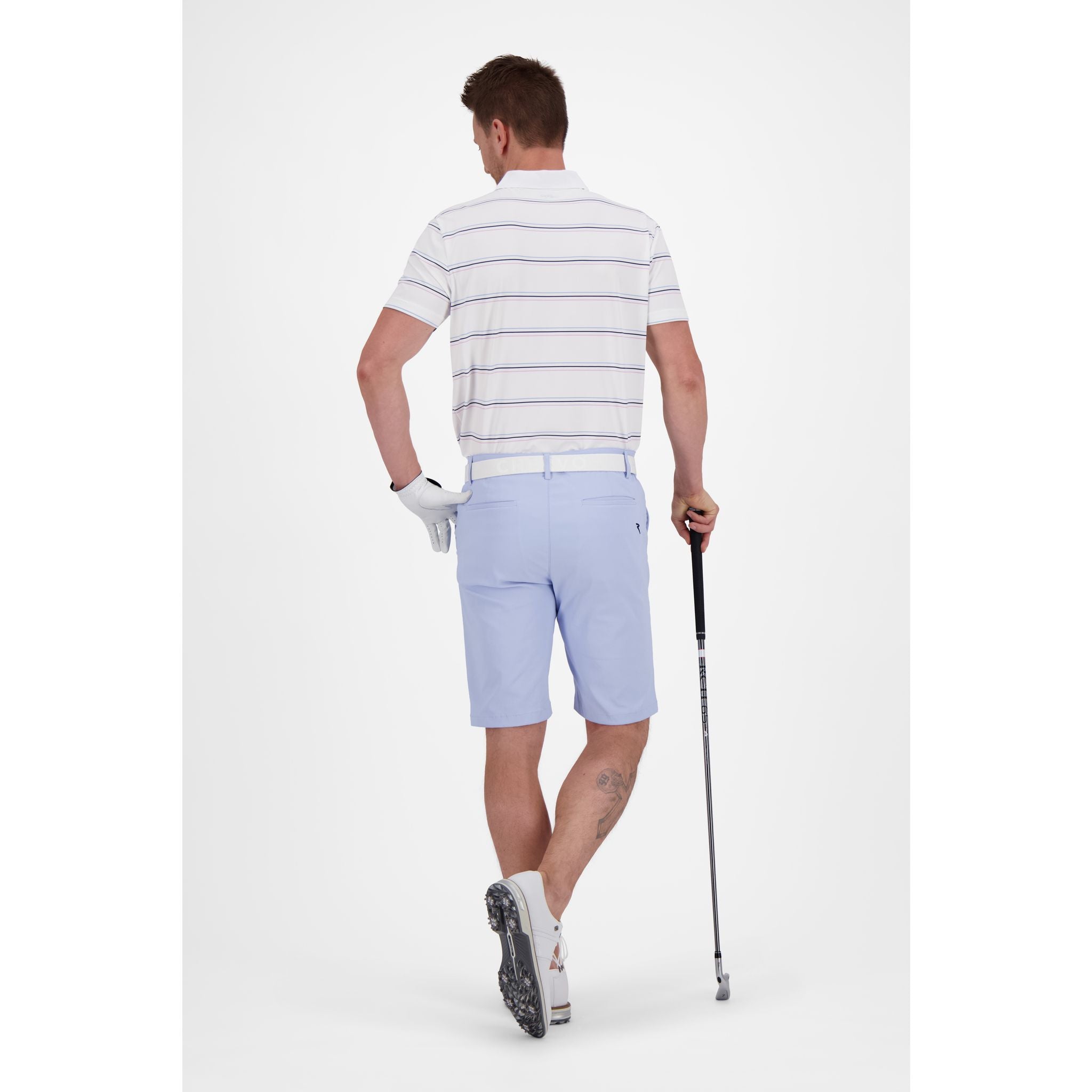 Chervo M Giovedi Bermuda Weiß (Kleines Muster) 48 Herren