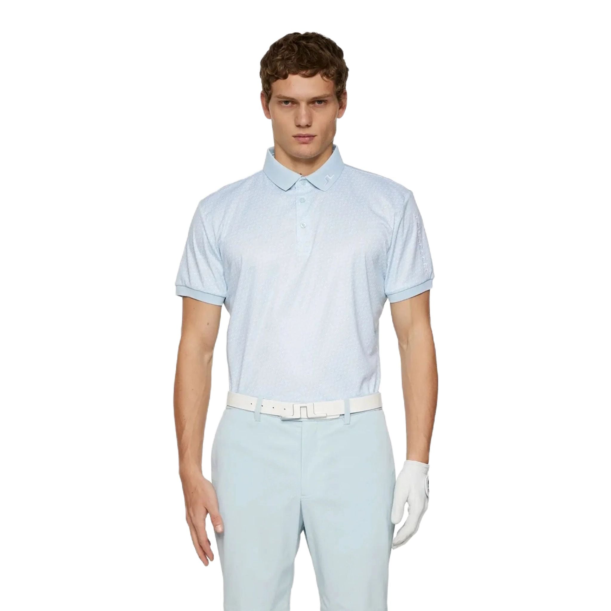 J. Lindeberg Tour Tech Print Polo Herren