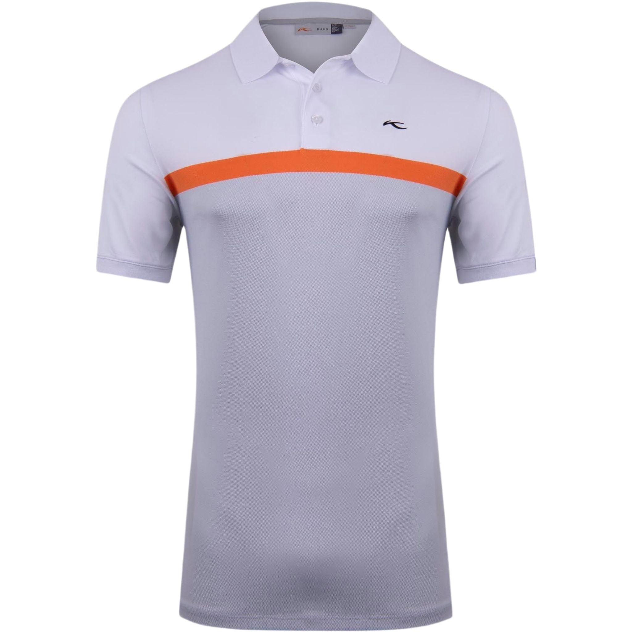 Kjus M Luan CB Polo SS Weiß/Alloy Herren