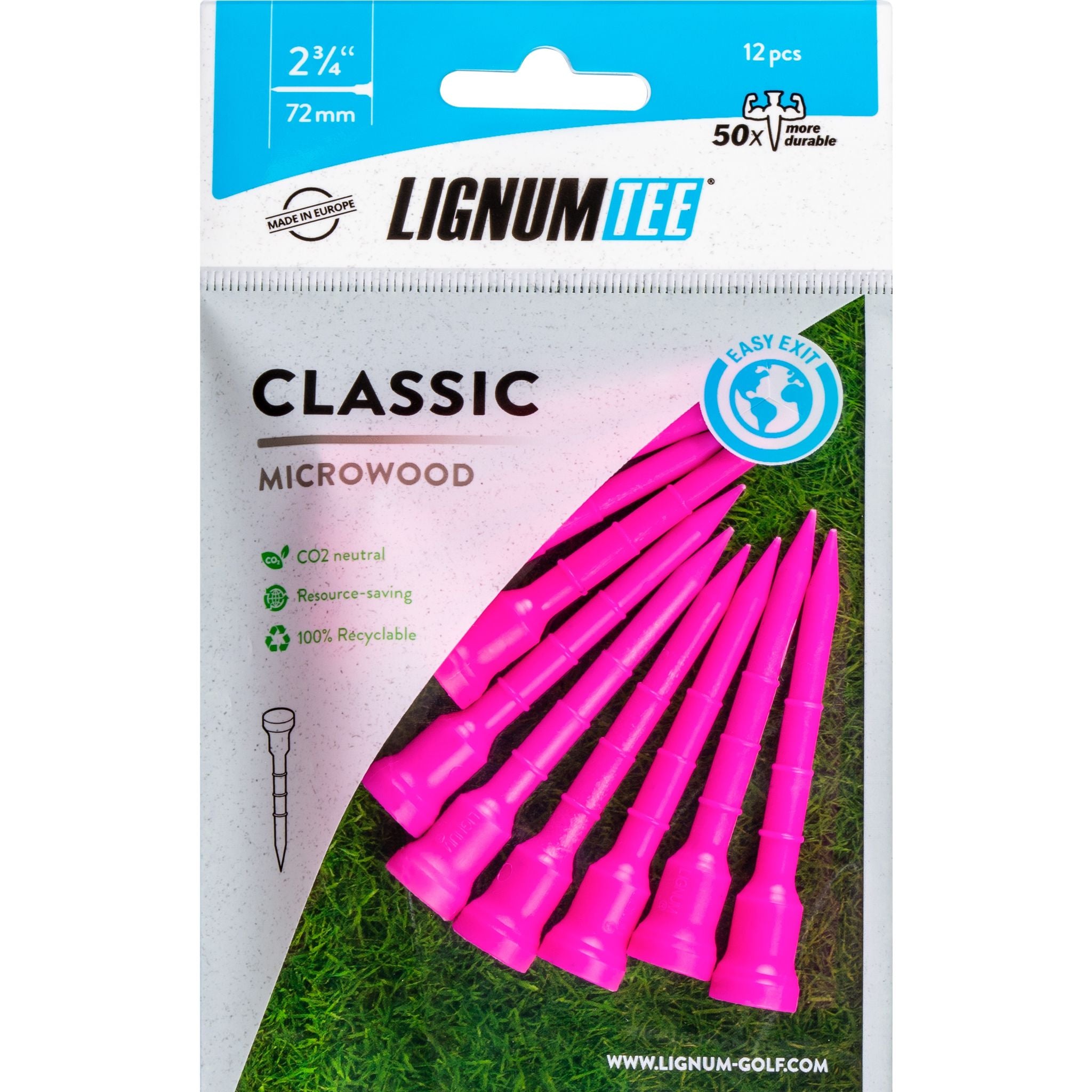 Lignum Classic Tee 72mm