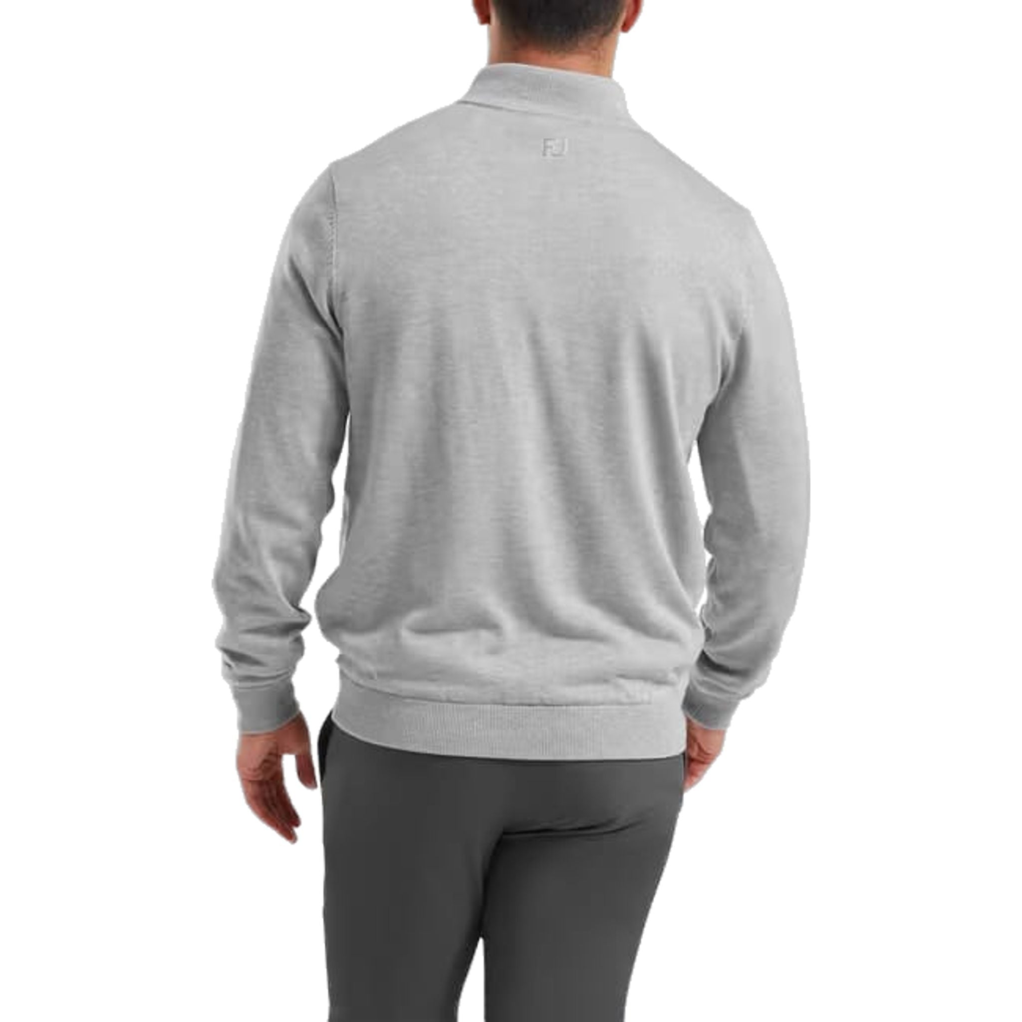FOOTJOY DIAMOND JACQUARD COUT GRIS - PULL HOMME - Vêtements de golf d