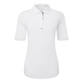 Footjoy Half Sleeve Ruched Lisle Polo Damen