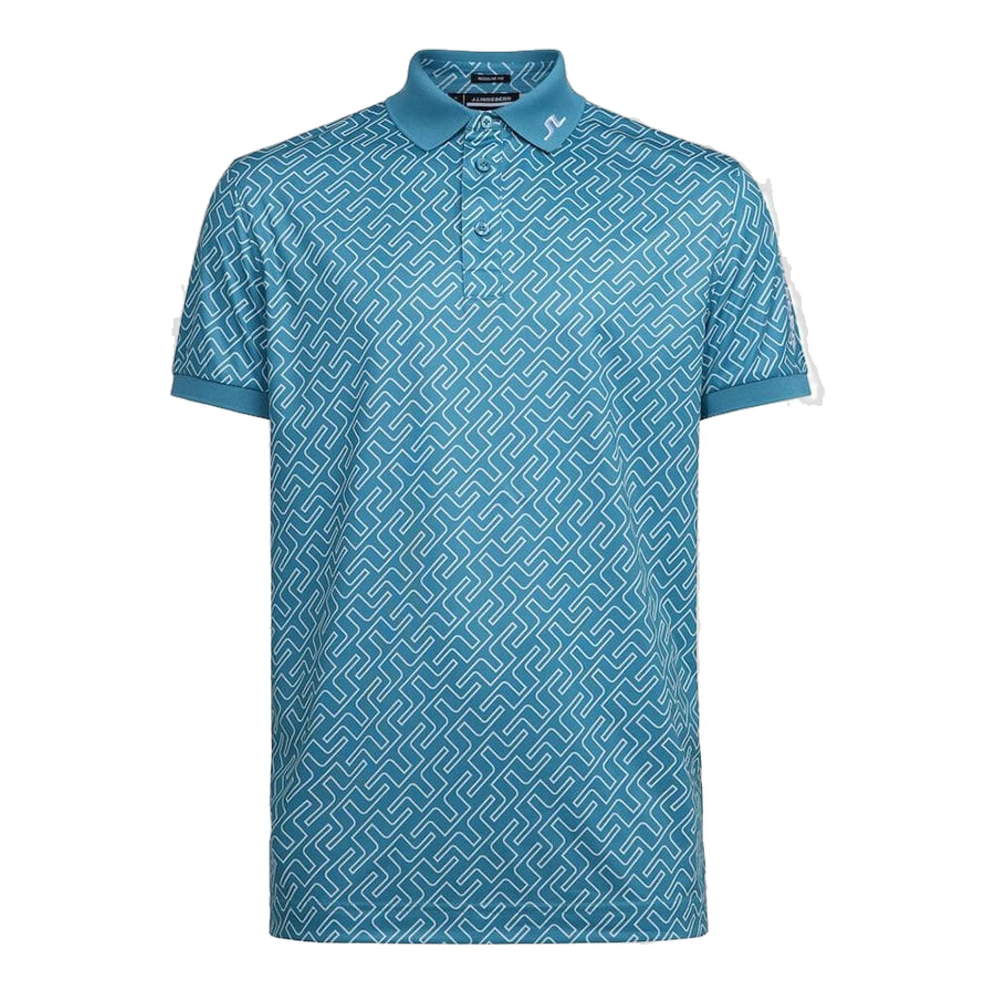J. Lindeberg Tour Tech Reg Fit Print Polo Herren