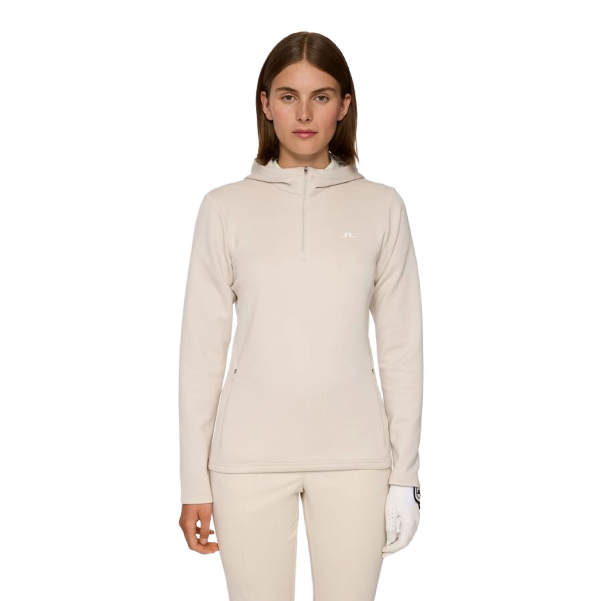 J. Lindeberg Aerialle Quarter Zip Kapuzenjacke Damen