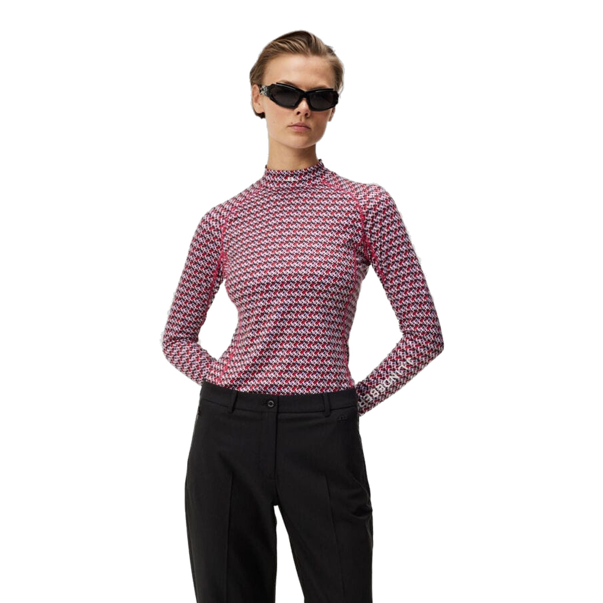 J. Lindeberg Asa Print Soft Compression Top Damen