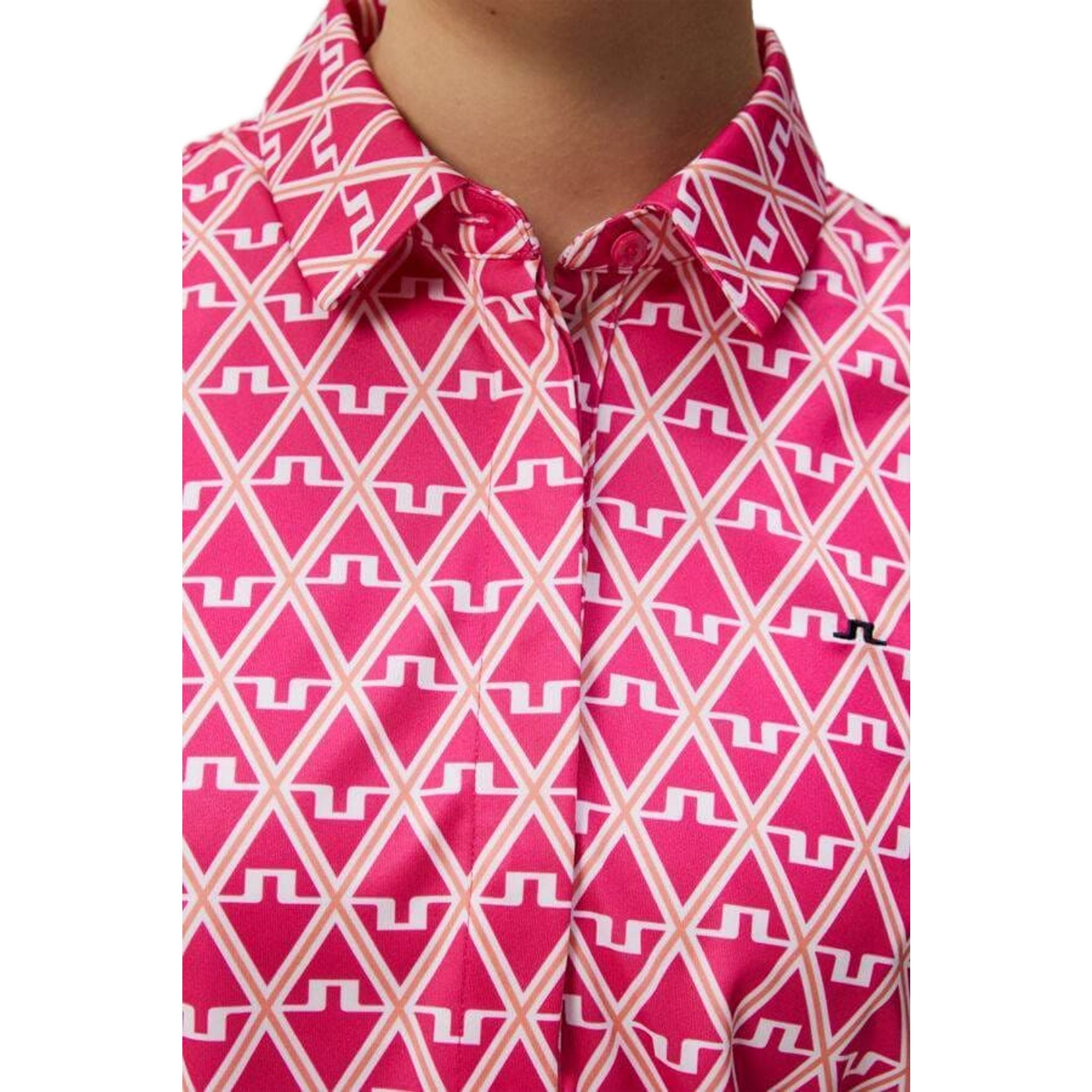 J. Lindeberg Dena Print Sleeveless Top Damen