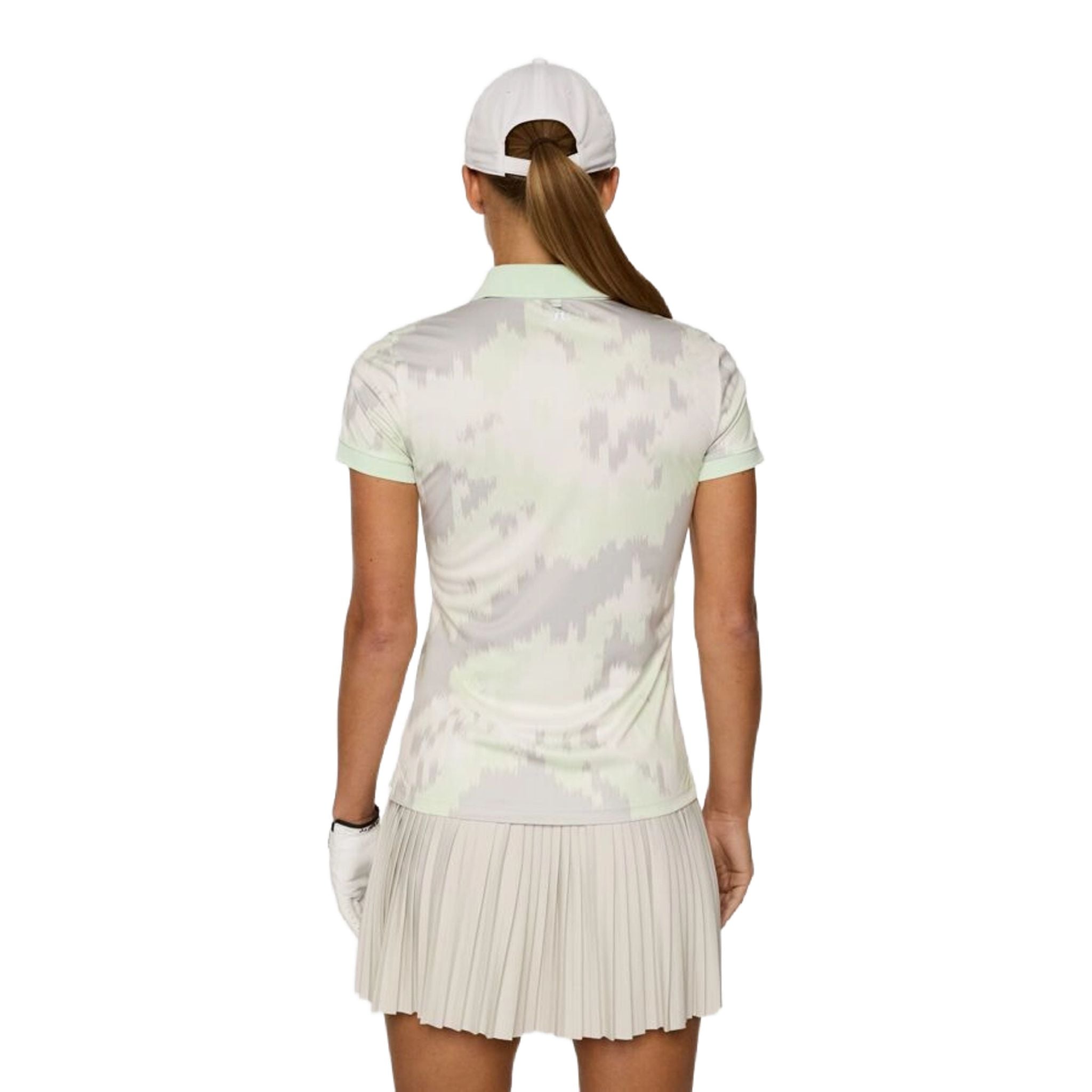J. Lindeberg Tour Tech Print Polo Damen