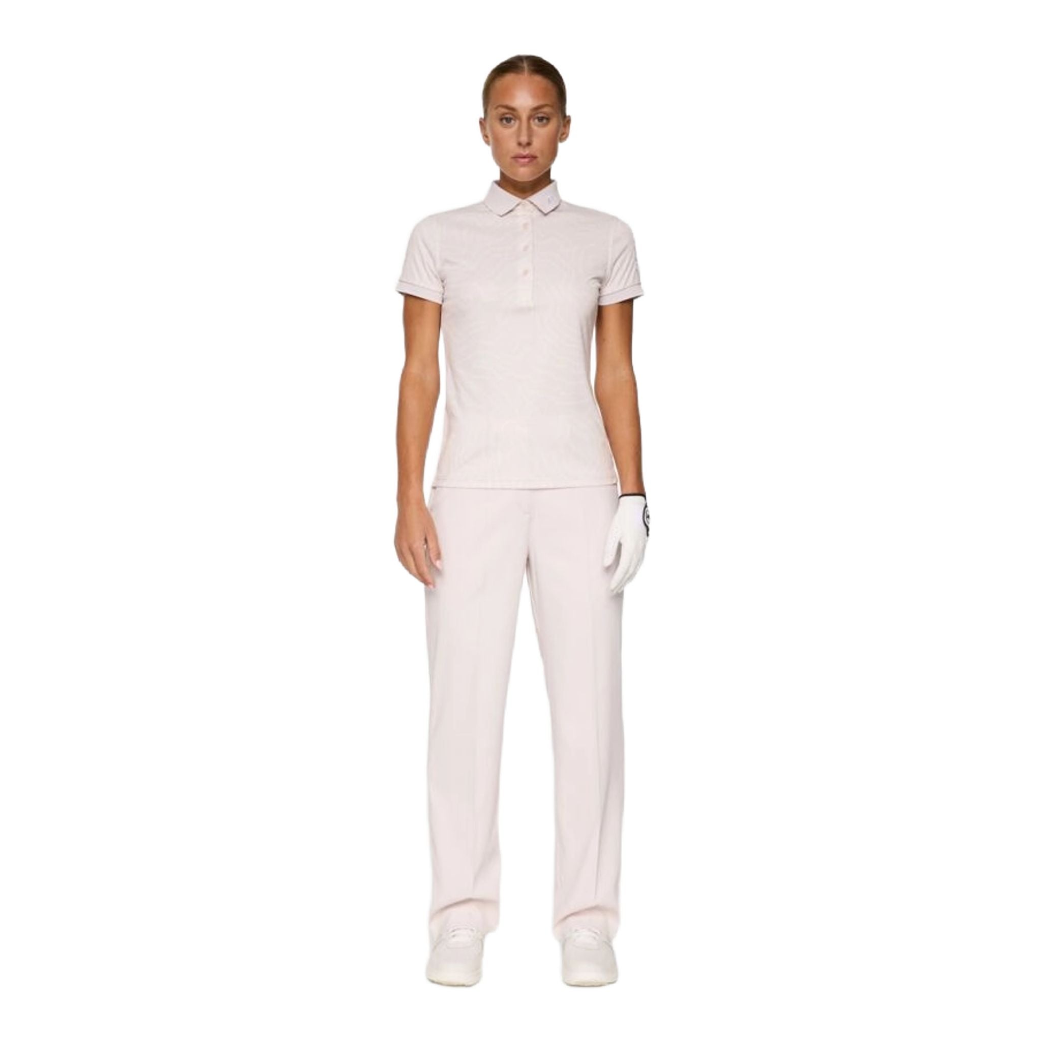 J. Lindeberg Tour Tech Print Polo Damen