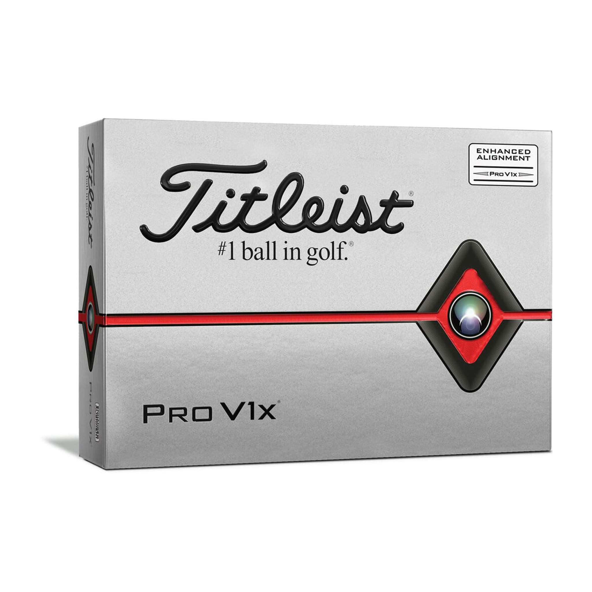 Titleist Pro V1x Aim (19) [12Balls] White