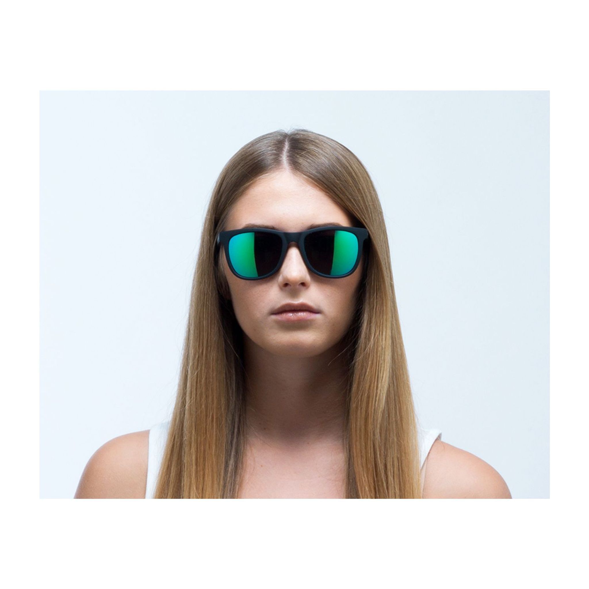 RedBull Spect Eyewear LAKE Schwarz/Smoke Green Mirror