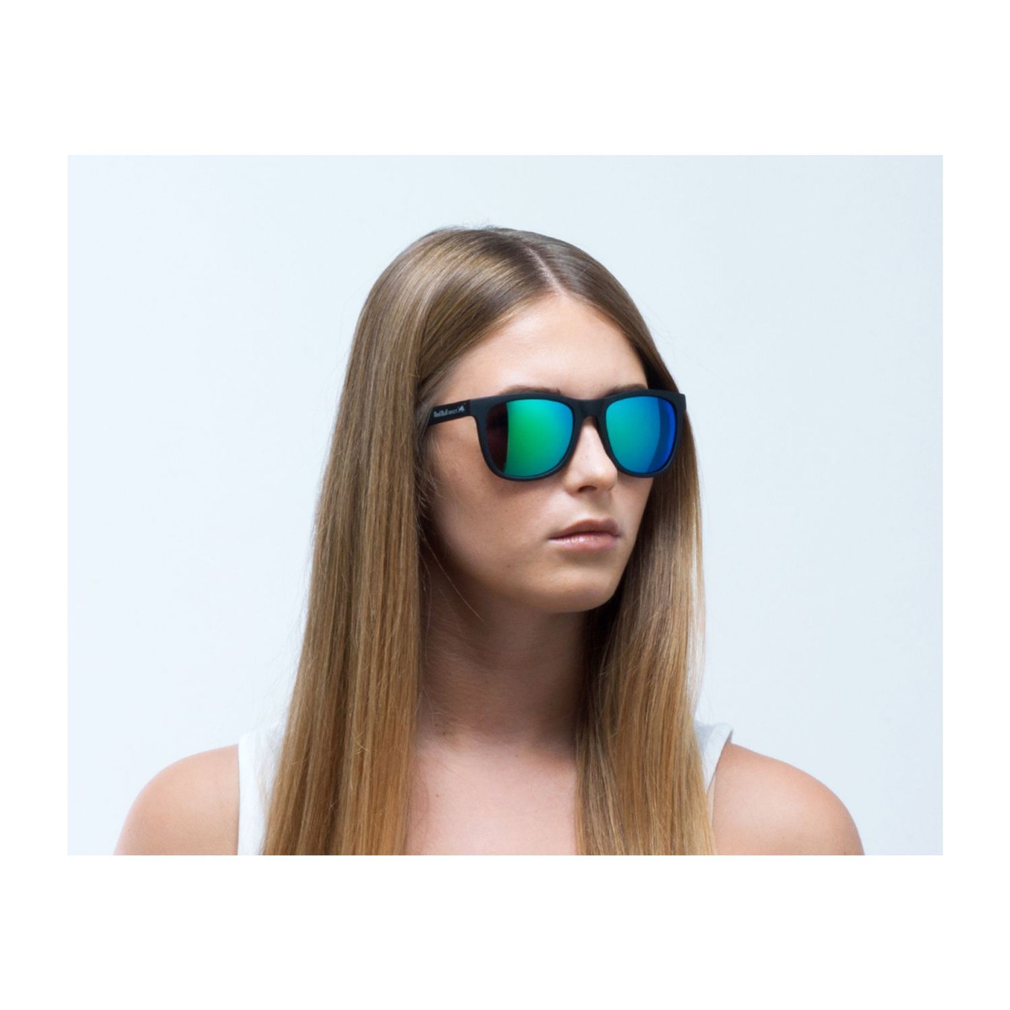 RedBull Spect Eyewear LAKE Schwarz/Smoke Green Mirror
