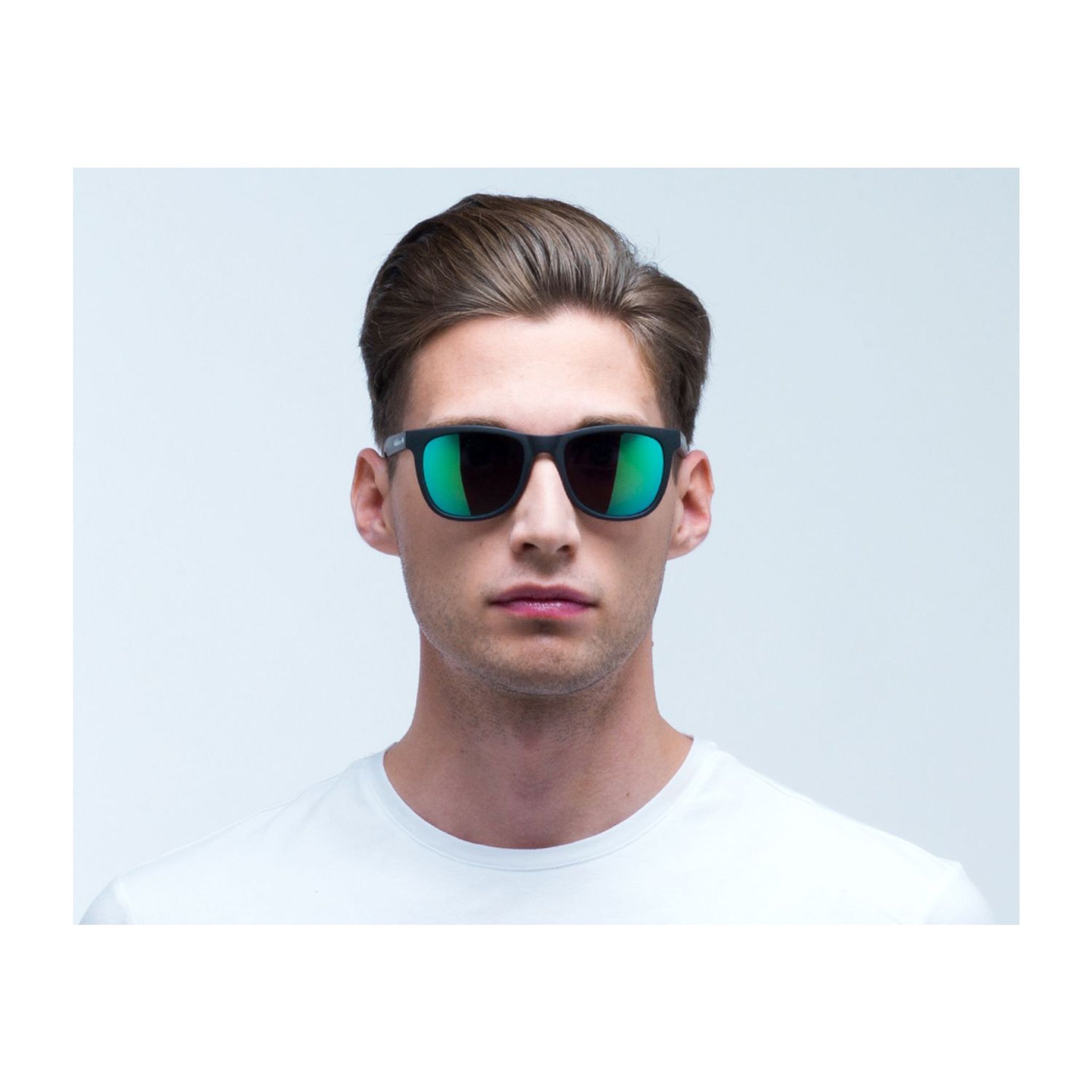 RedBull Spect Eyewear LAKE Schwarz/Smoke Green Mirror