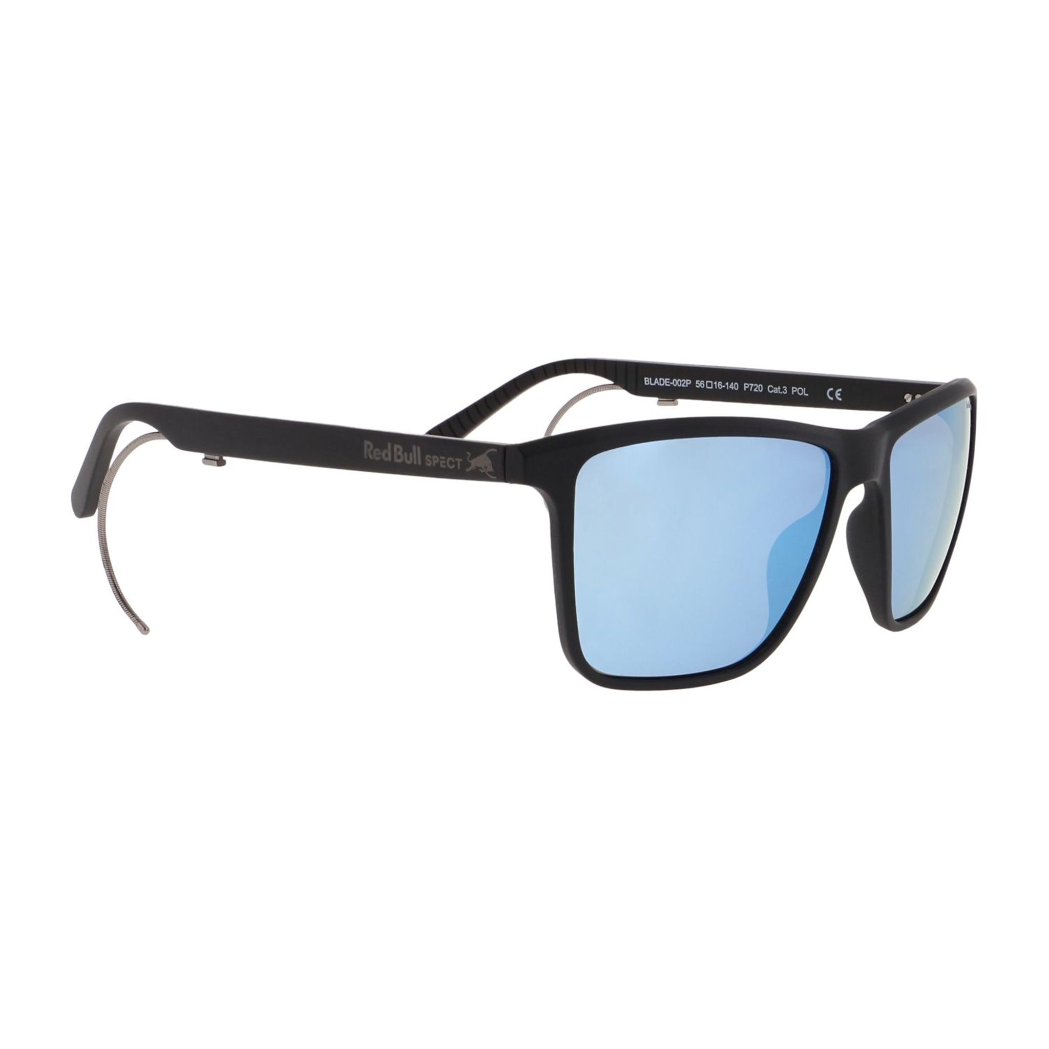 RedBull Spect Eyewear BLADE Schwarz/Smoke Ice Blue Mirror