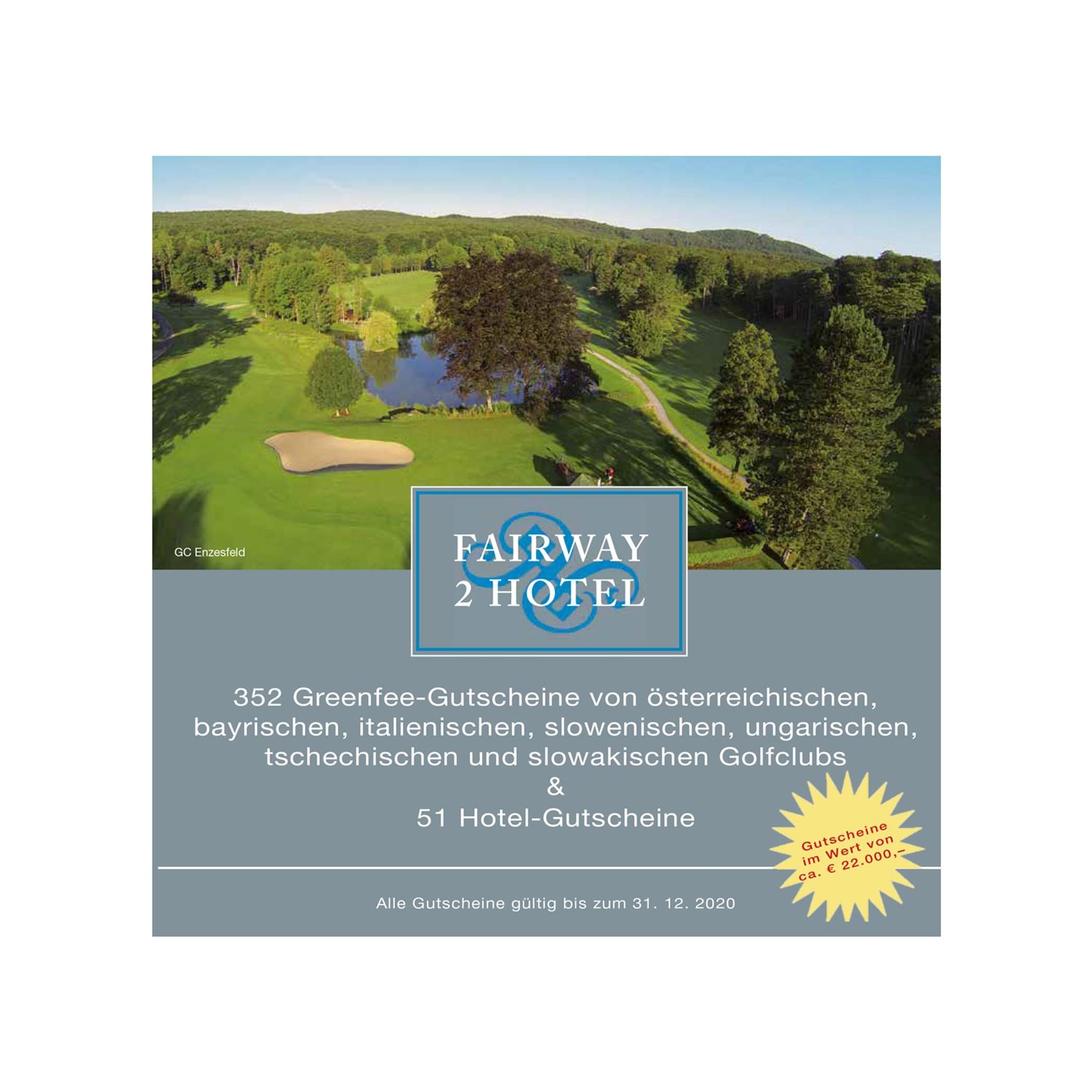 Fairway 2 Hotel Gutscheinbuch 2020